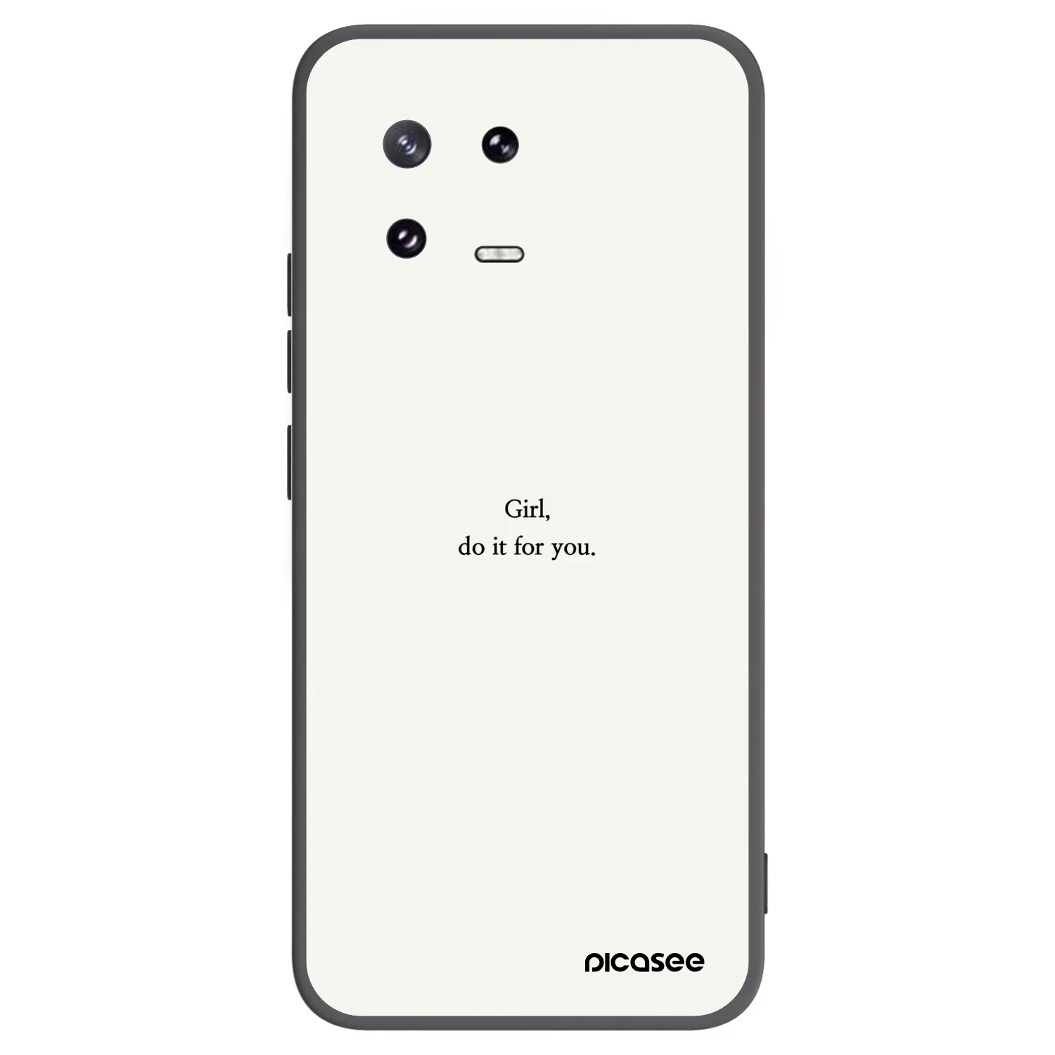 Picasee silikónový čierny obal pre Xiaomi 13 Pro - Girl, do it for you