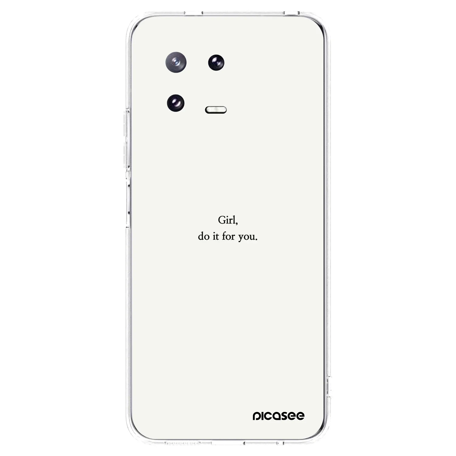 Picasee silikónový prehľadný obal pre Xiaomi 13 Pro - Girl, do it for you