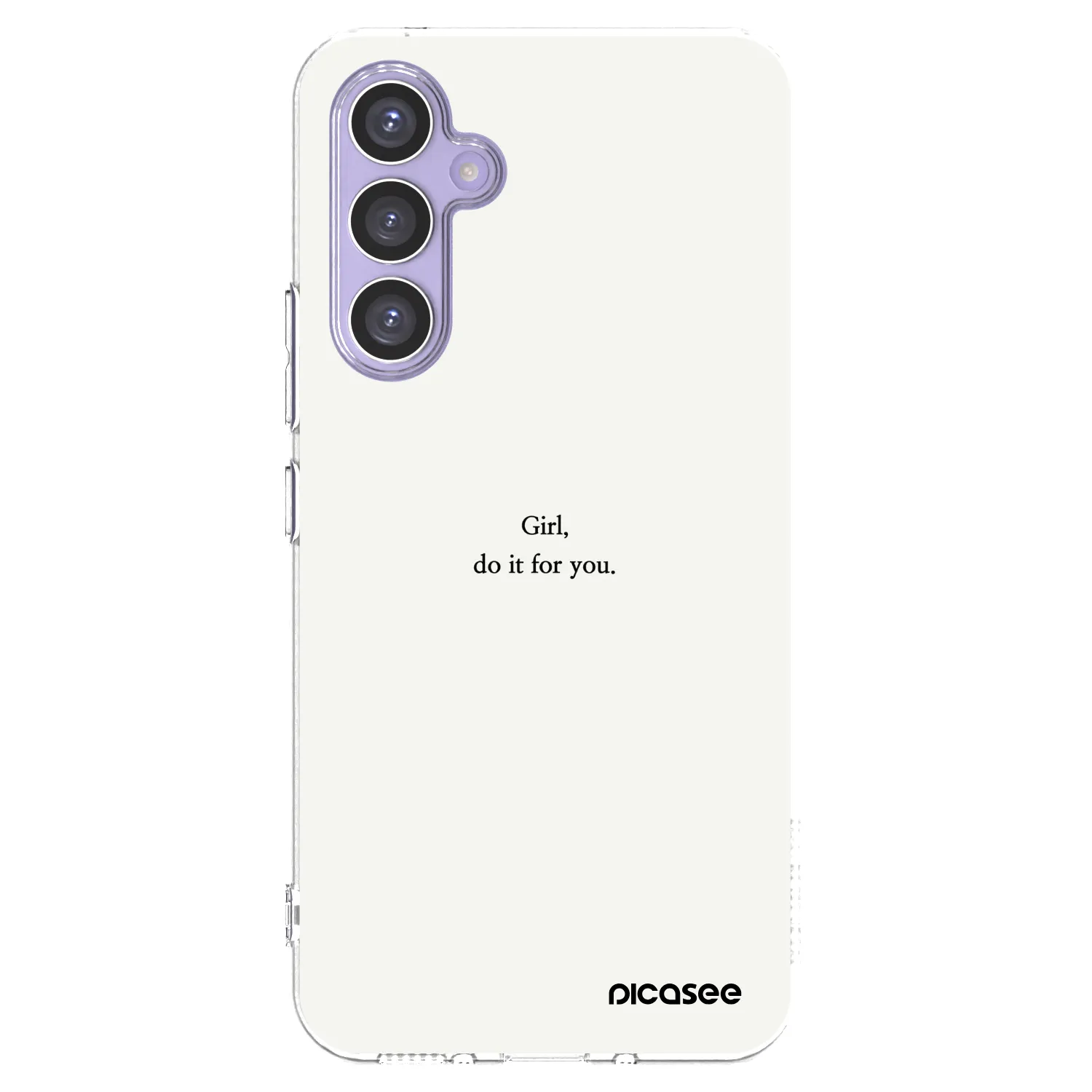 Picasee silikónový prehľadný obal pre Samsung Galaxy A54 5G A546B - Girl, do it for you