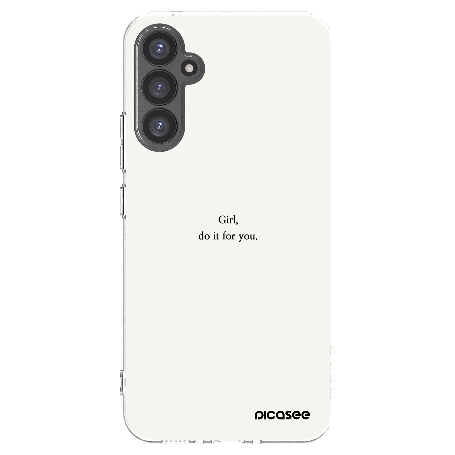 Picasee silikónový prehľadný obal pre Samsung Galaxy A34 5G A346B - Girl, do it for you