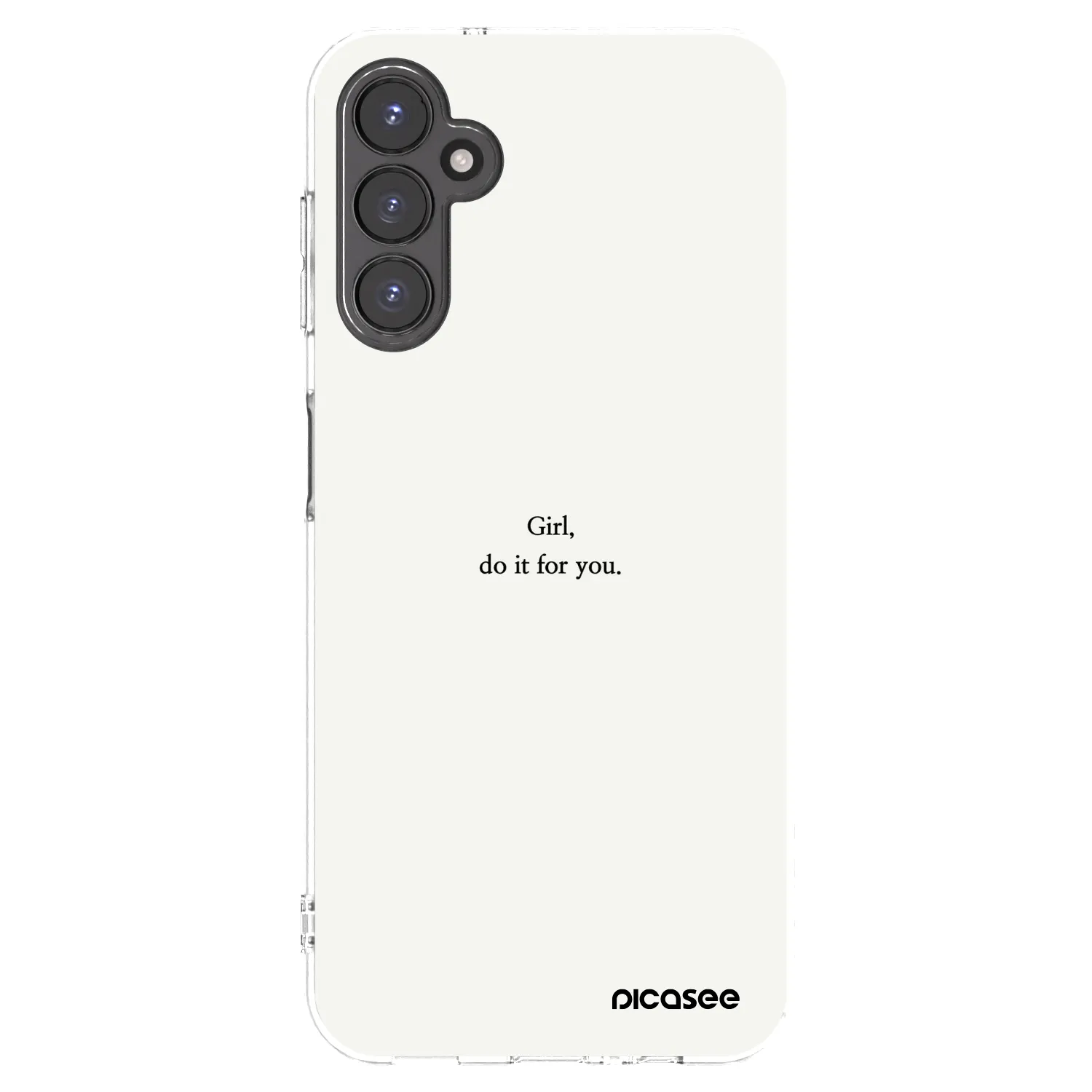 Picasee silikónový prehľadný obal pre Samsung Galaxy A14 5G A146P - Girl, do it for you