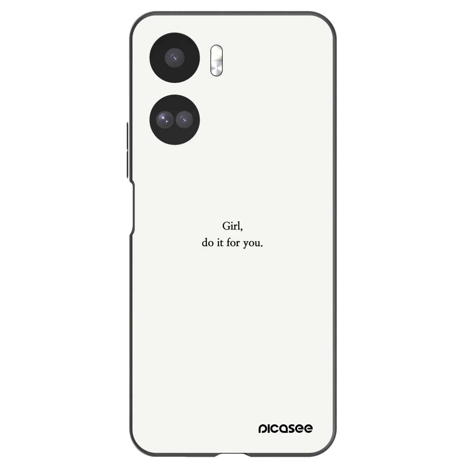 Picasee silikónový čierny obal pre Honor 90 Lite 5G - Girl, do it for you