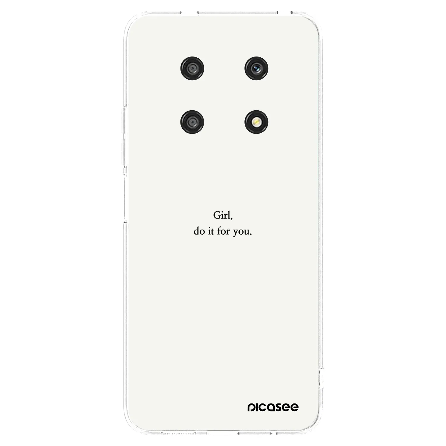 Picasee silikónový prehľadný obal pre Honor Magic4 Lite 5G - Girl, do it for you