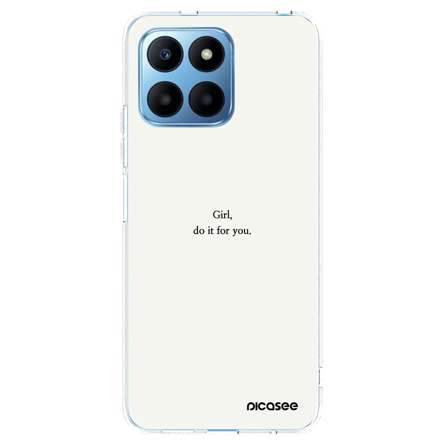 Picasee silikónový prehľadný obal pre Honor 70 Lite - Girl, do it for you