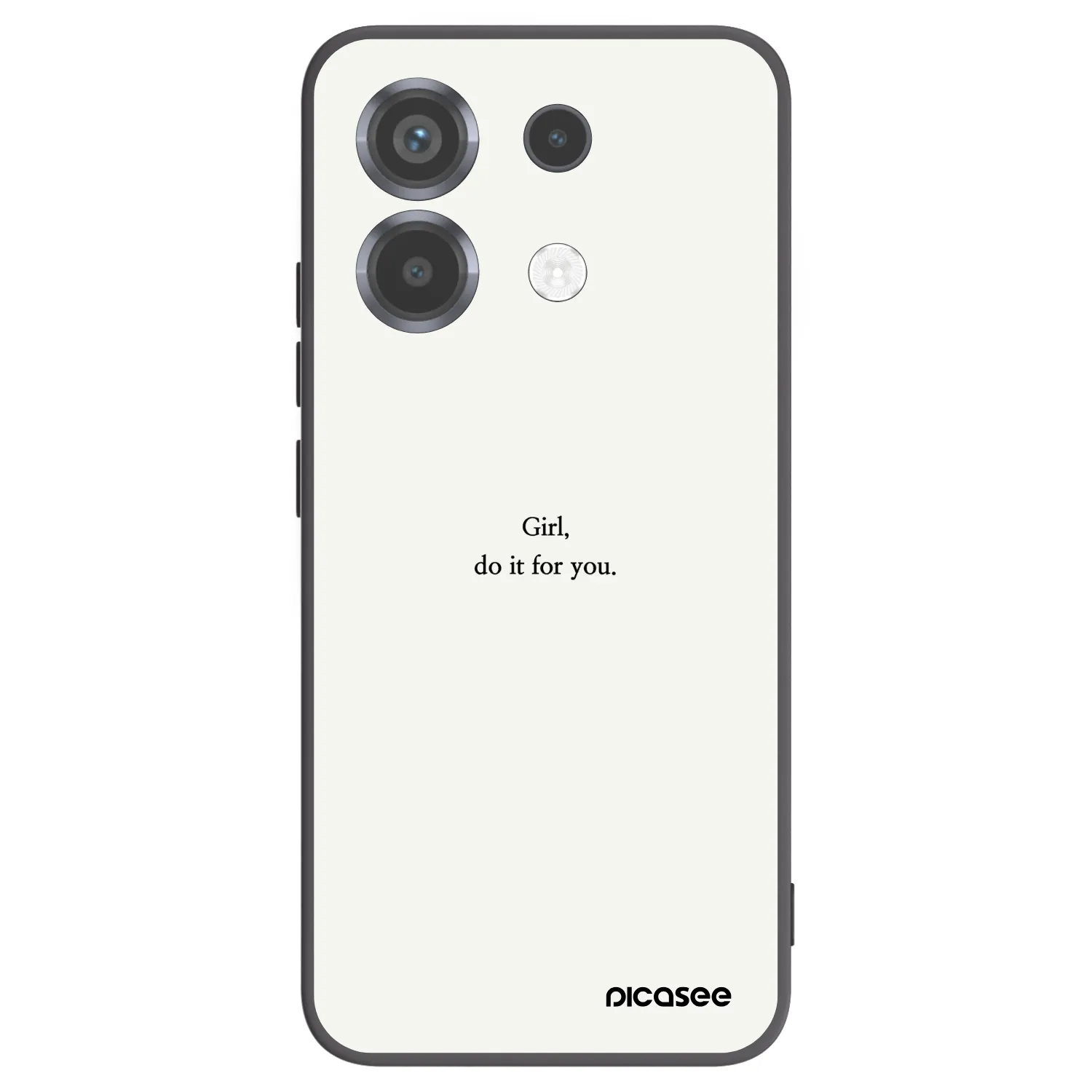 Picasee silikónový čierny obal pre Xiaomi Poco X6 - Girl, do it for you