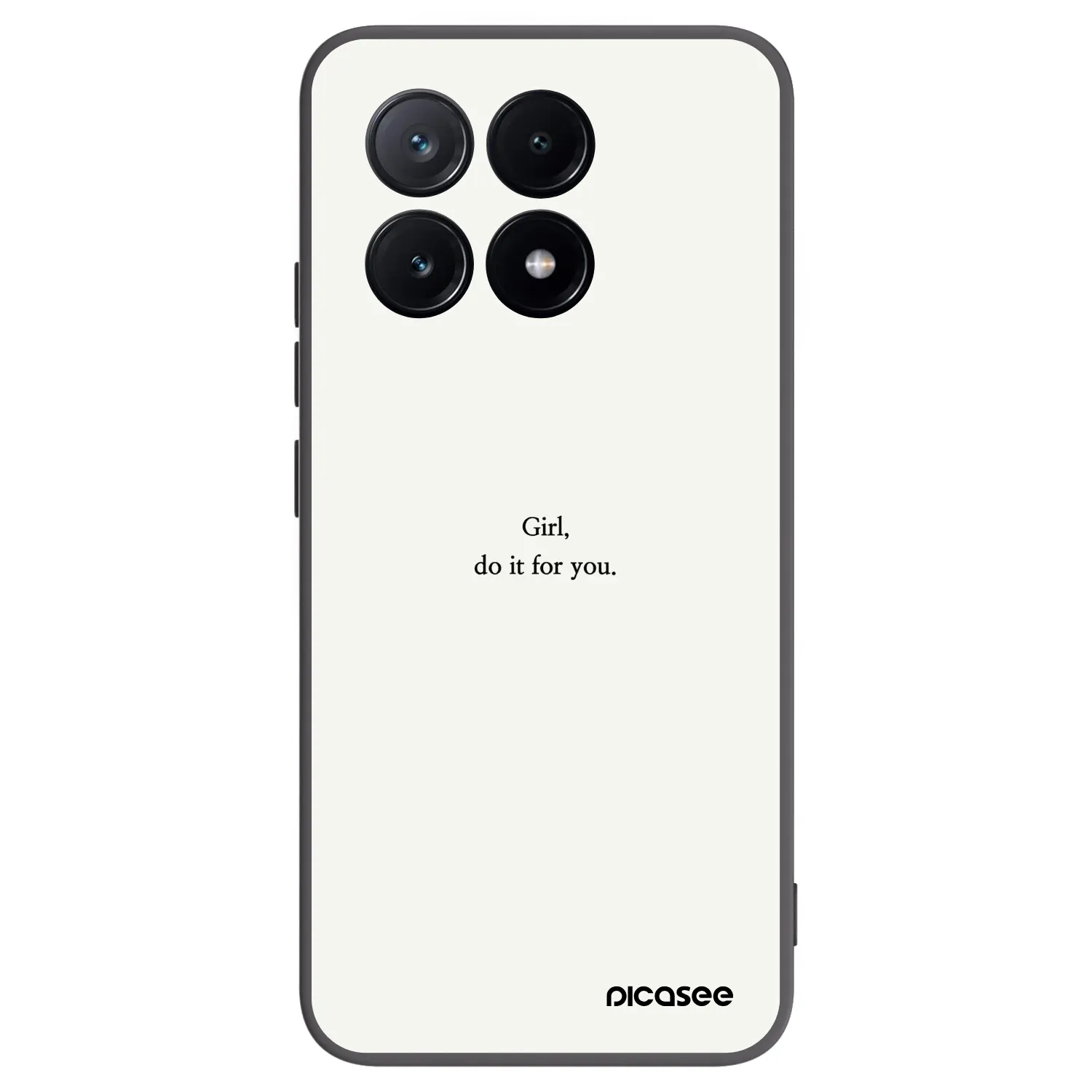 Picasee silikónový čierny obal pre Xiaomi Poco X6 Pro - Girl, do it for you