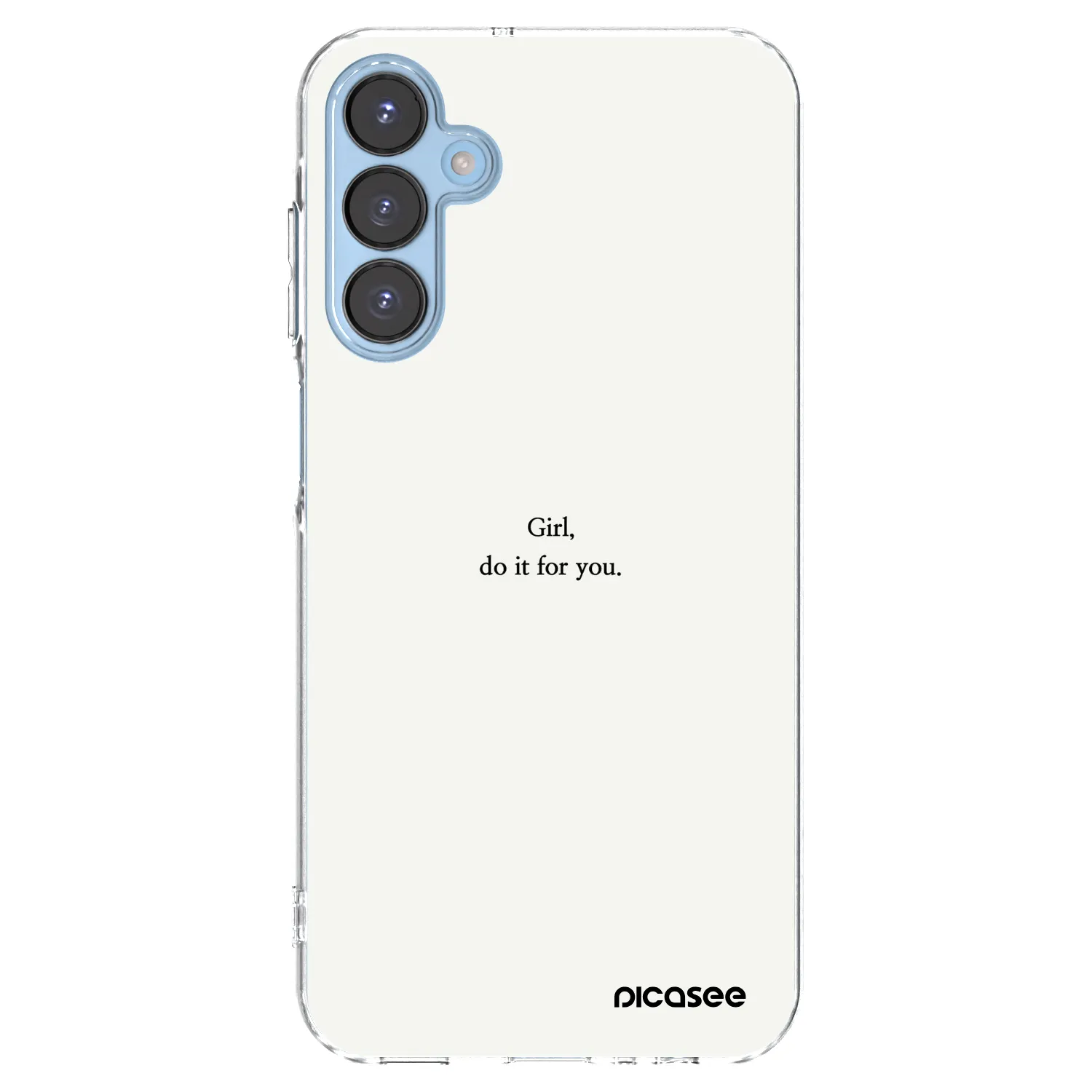 Picasee silikónový prehľadný obal pre Samsung Galaxy A15 A156B 5G - Girl, do it for you