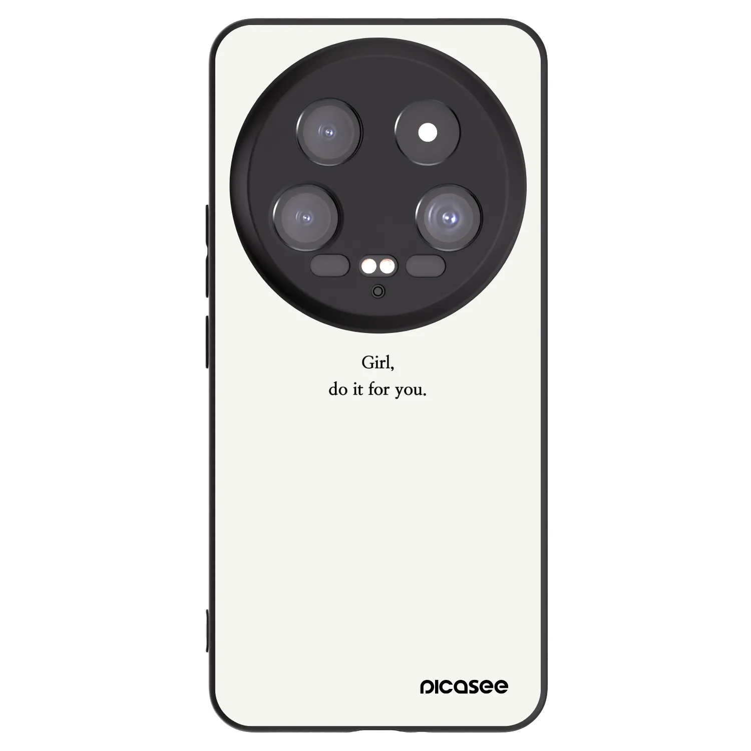 Picasee silikónový čierny obal pre Xiaomi 14 Ultra - Girl, do it for you