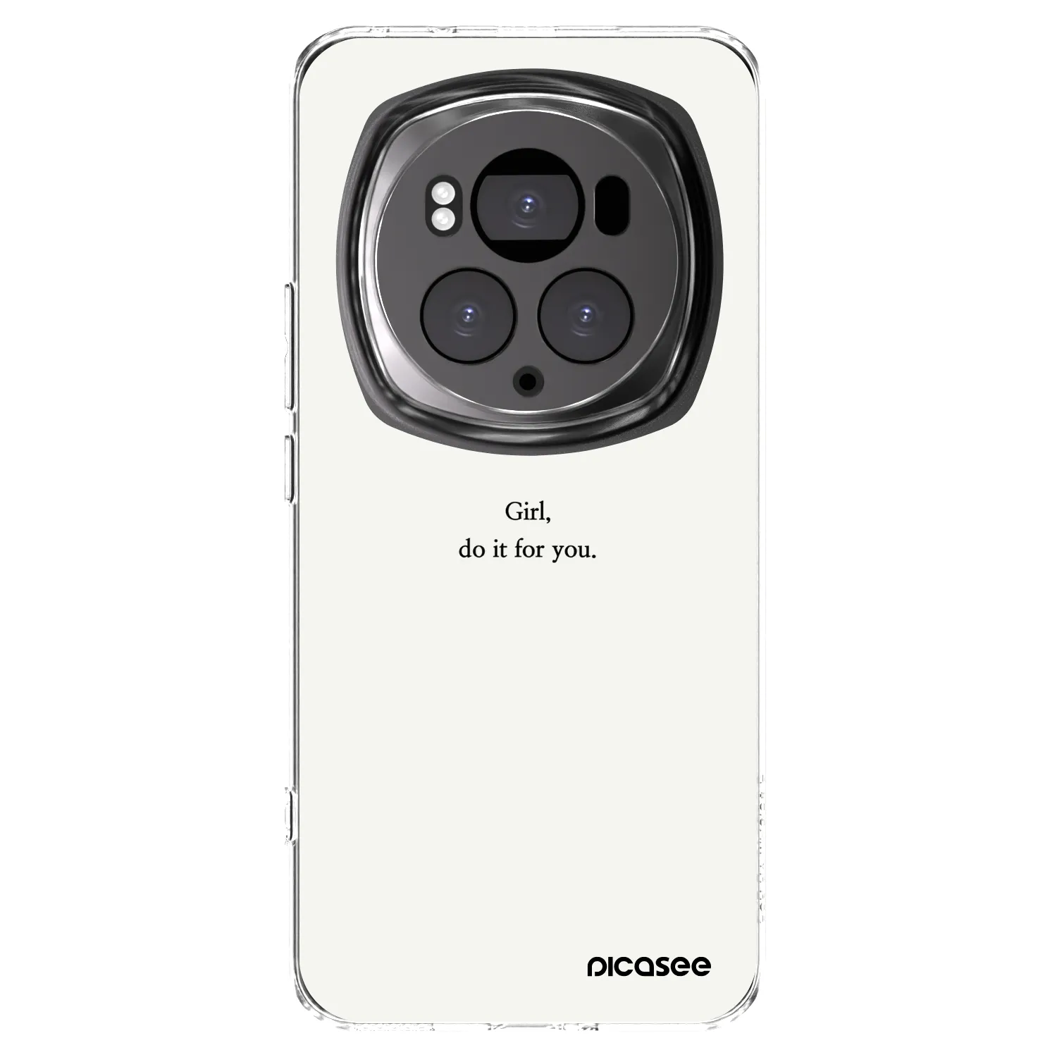Picasee silikónový prehľadný obal pre Honor Magic6 Pro - Girl, do it for you