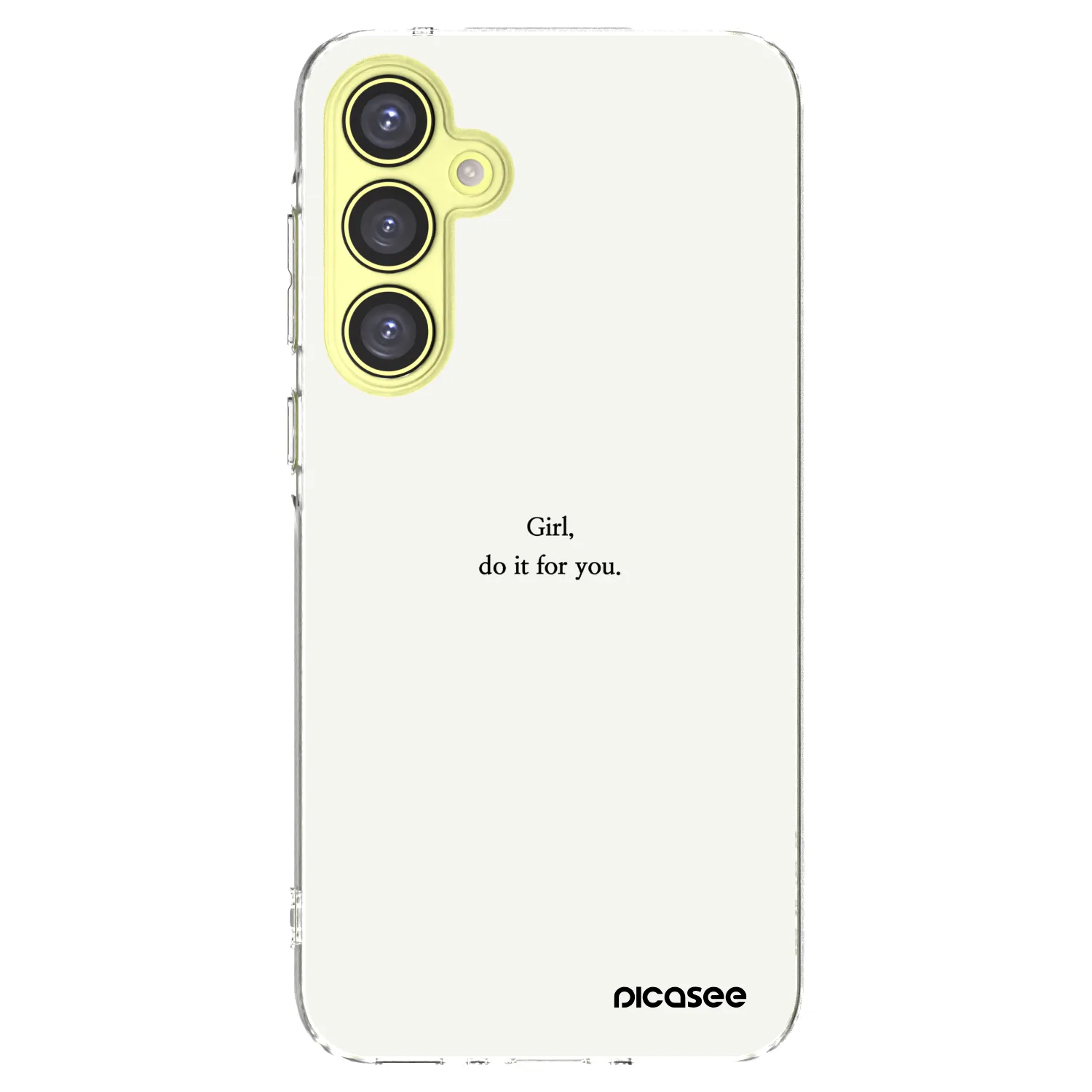 Picasee silikónový prehľadný obal pre Samsung Galaxy A35 5G A356B - Girl, do it for you