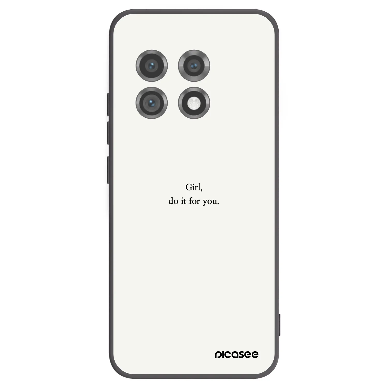 Picasee silikónový čierny obal pre OnePlus 11 5G - Girl, do it for you