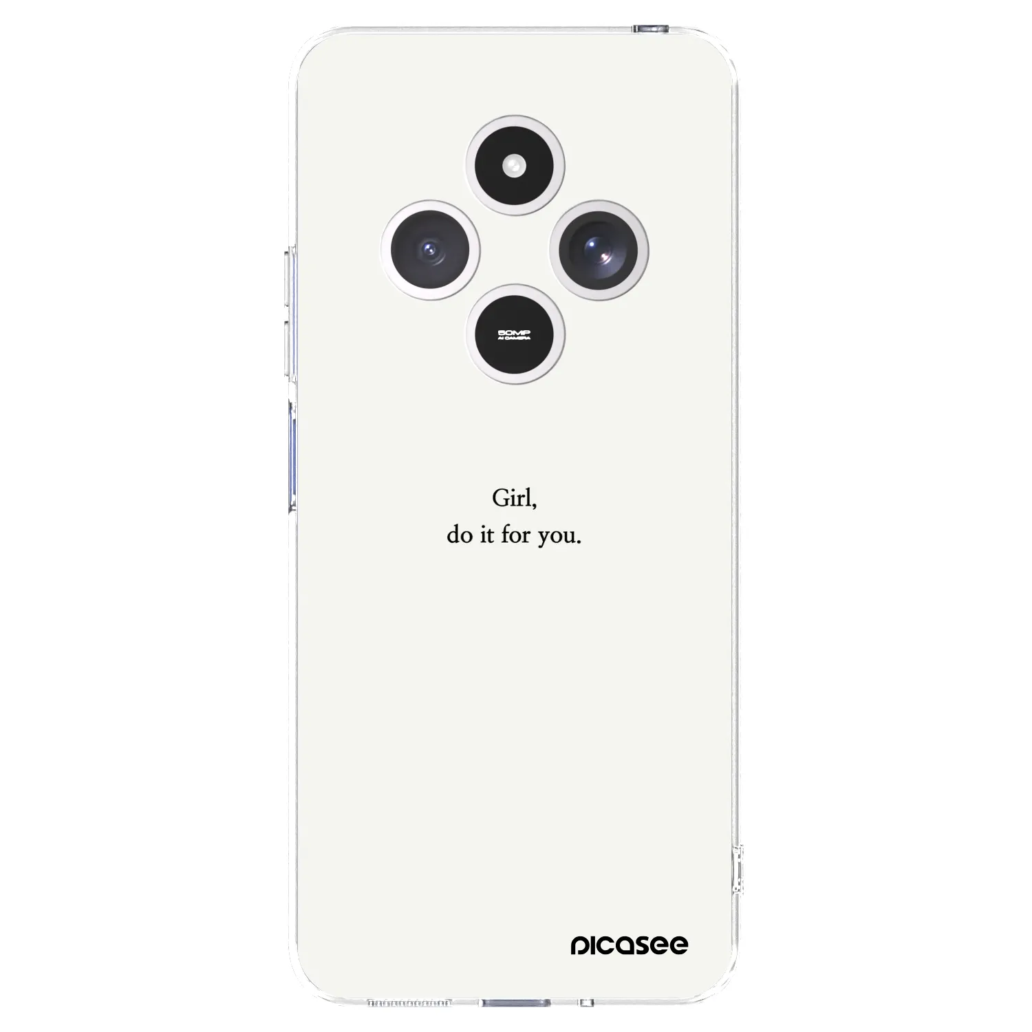 Picasee silikónový prehľadný obal pre Xiaomi Redmi 14C - Girl, do it for you