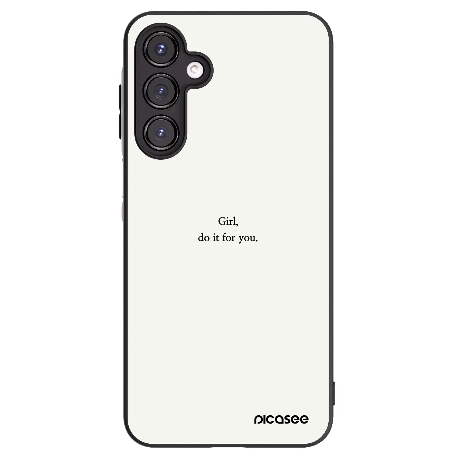 Picasee silikónový čierny obal pre Samsung Galaxy A16 5G - Girl, do it for you