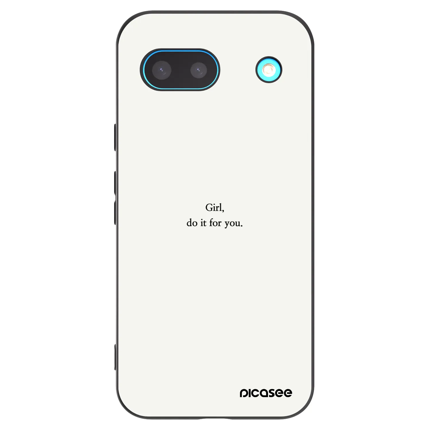 Picasee silikónový čierny obal pre Google Pixel 8a - Girl, do it for you