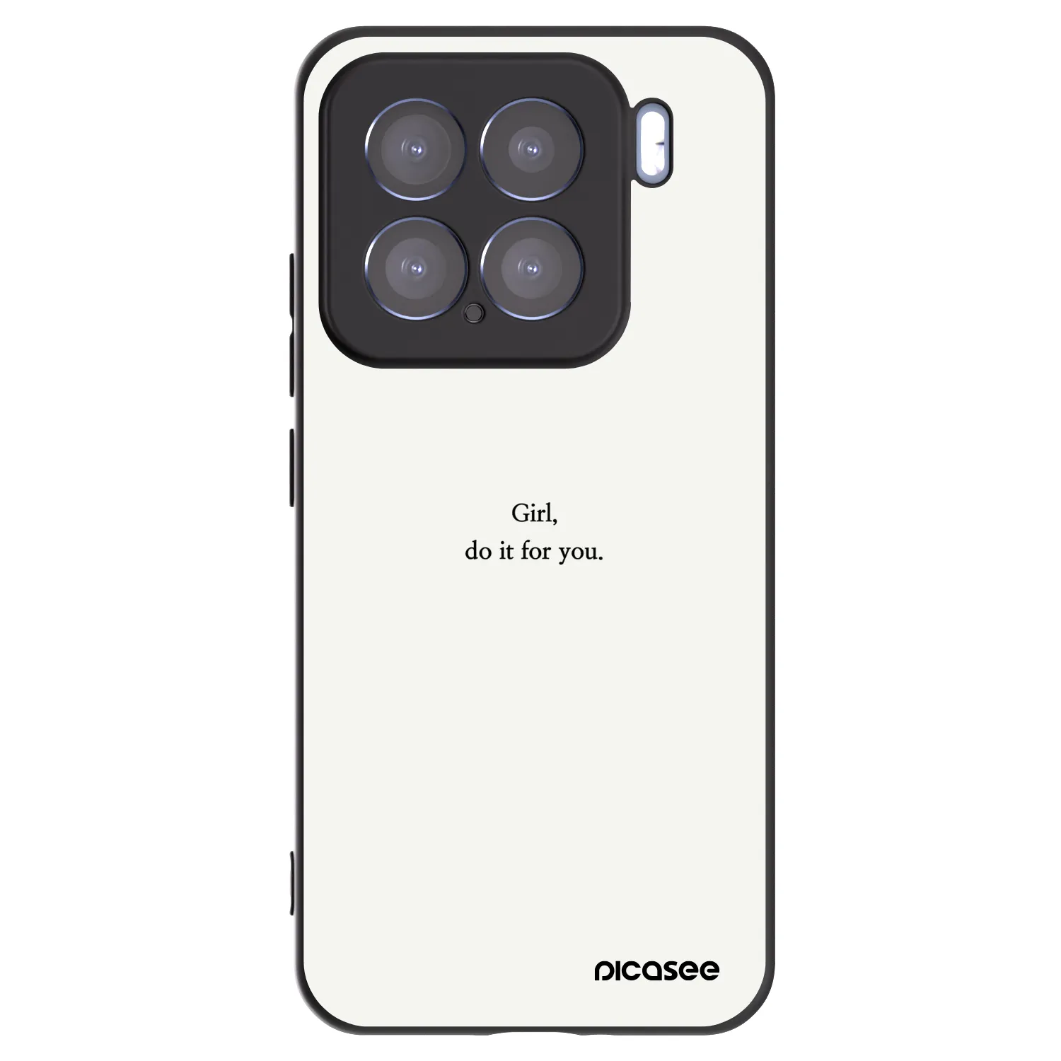 Picasee silikónový čierny obal pre Xiaomi 15 - Girl, do it for you