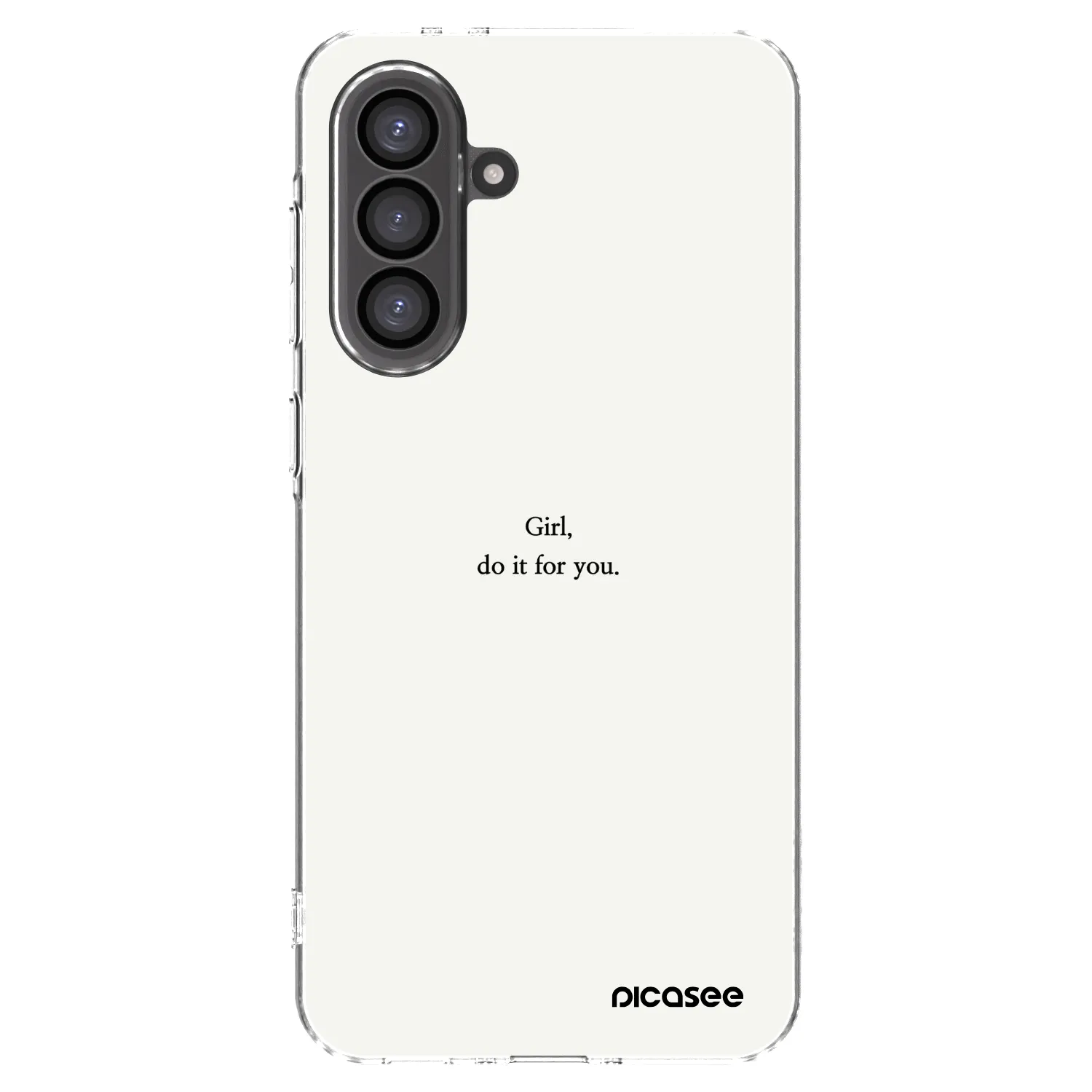 Picasee silikónový prehľadný obal pre Samsung Galaxy A36 5G - Girl, do it for you