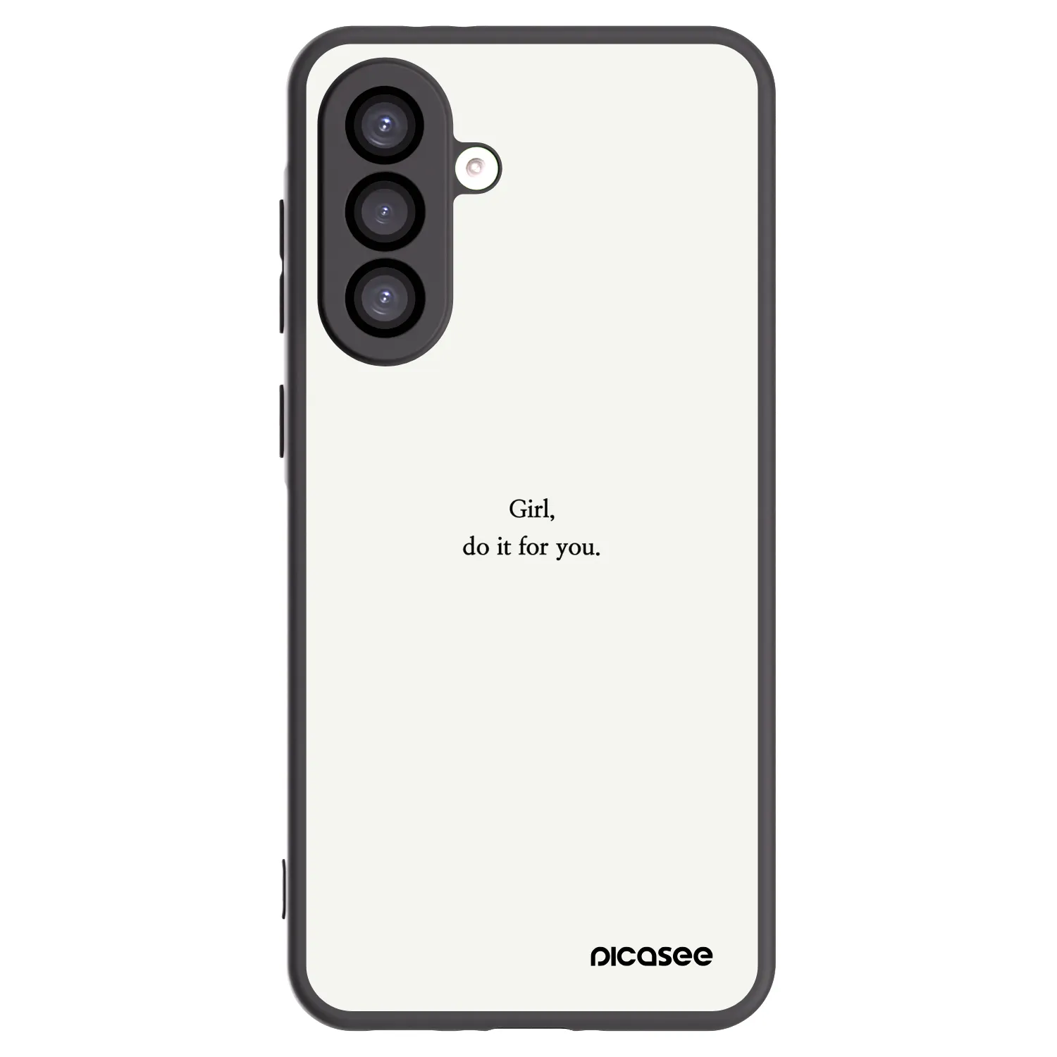 Picasee silikónový čierny obal pre Samsung Galaxy A26 5G A266B - Girl, do it for you