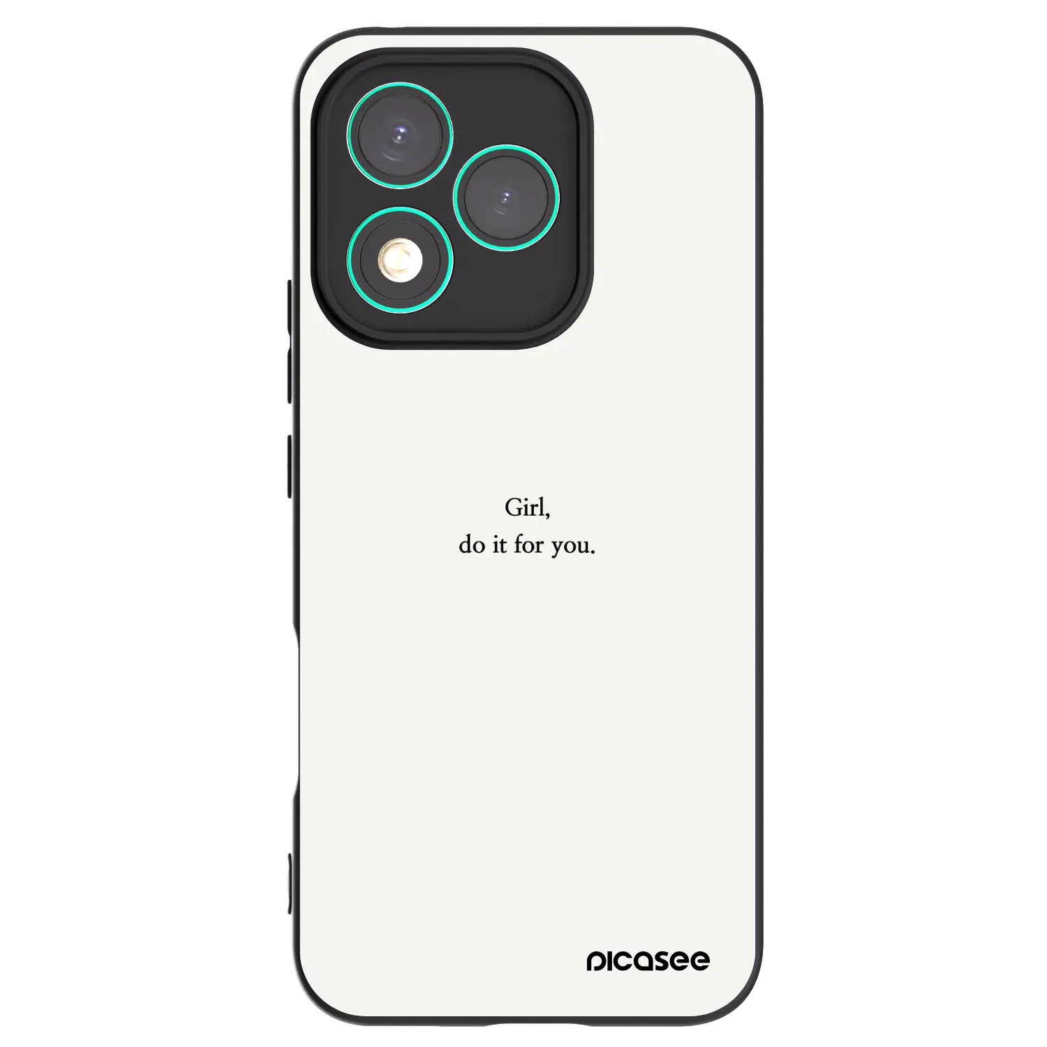 Picasee silikónový čierny obal pre Honor 400 Lite 5G - Girl, do it for you