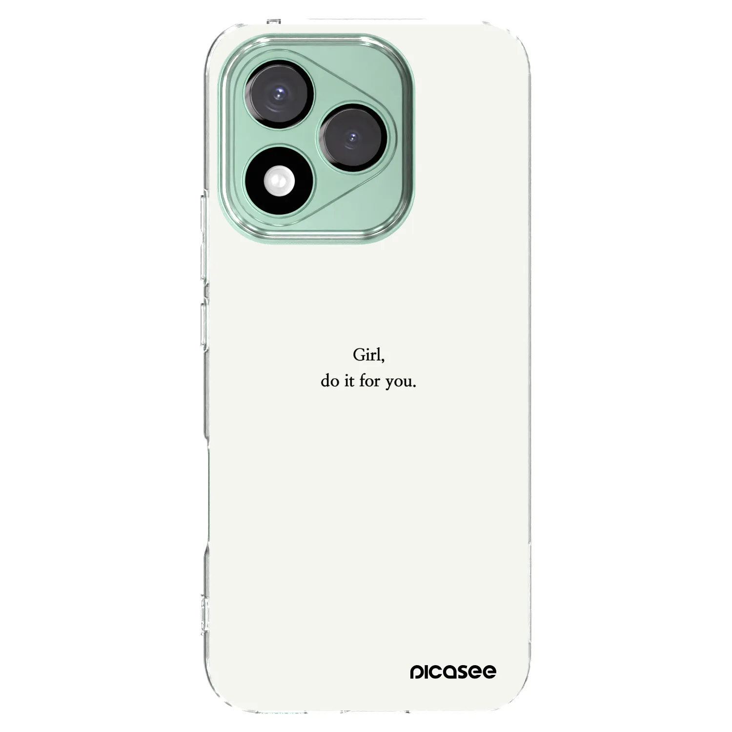 Picasee silikónový prehľadný obal pre Honor 400 Lite 5G - Girl, do it for you