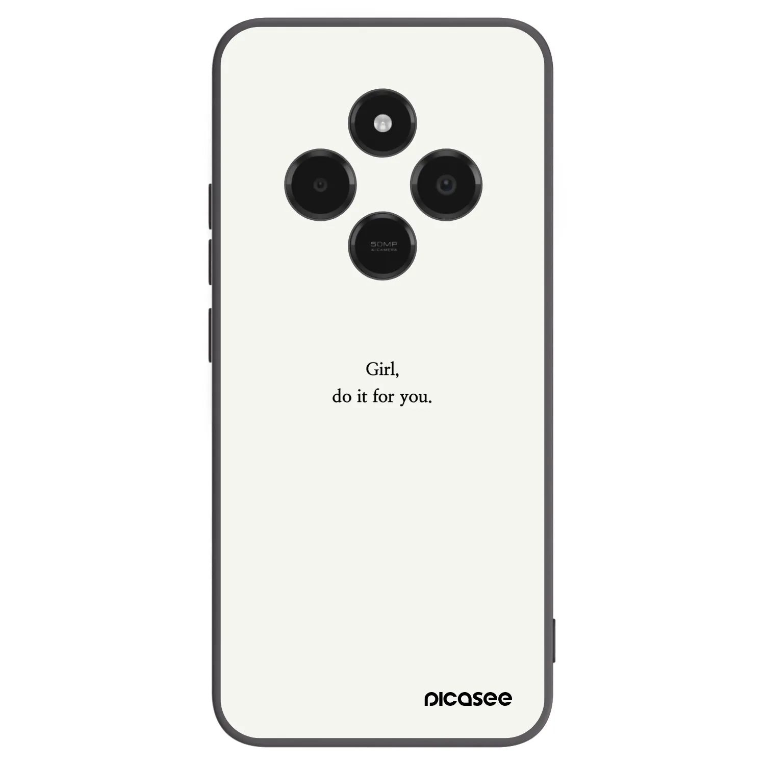 Picasee silikónový čierny obal pre Xiaomi Poco C75 - Girl, do it for you