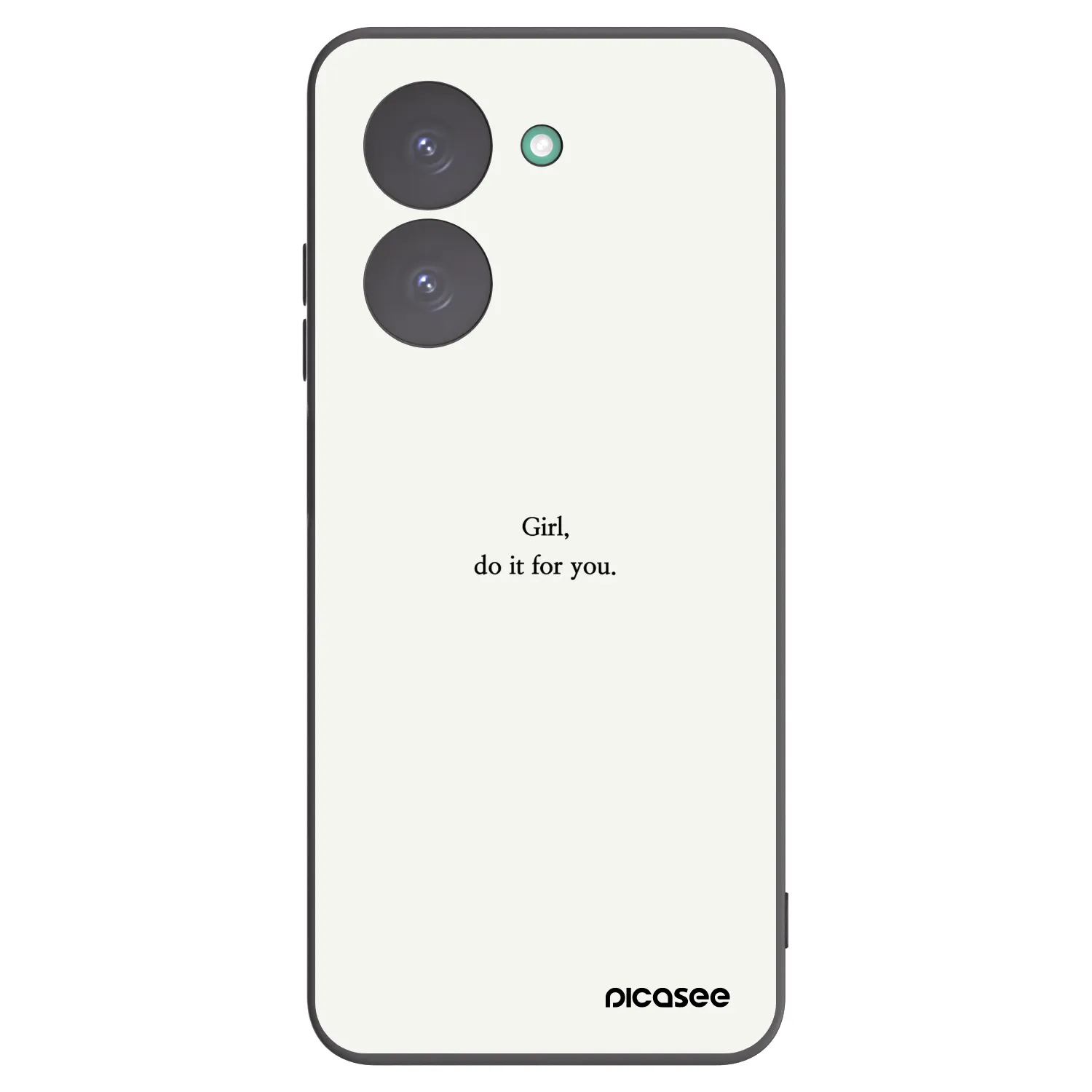 Picasee silikónový čierny obal pre Xiaomi Redmi A5 - Girl, do it for you