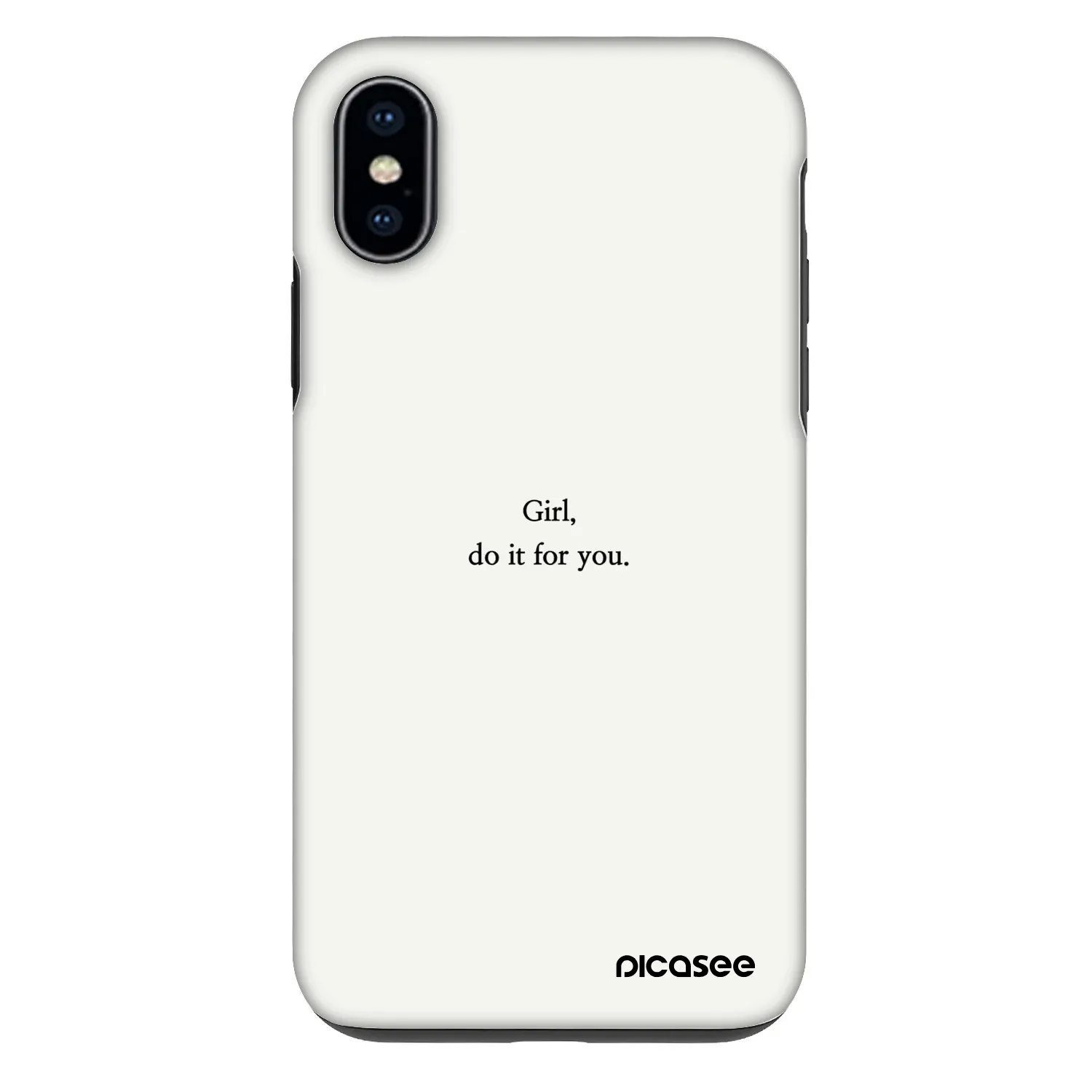 Picasee Fashion Case pre Apple iPhone X/XS - Girl, do it for you