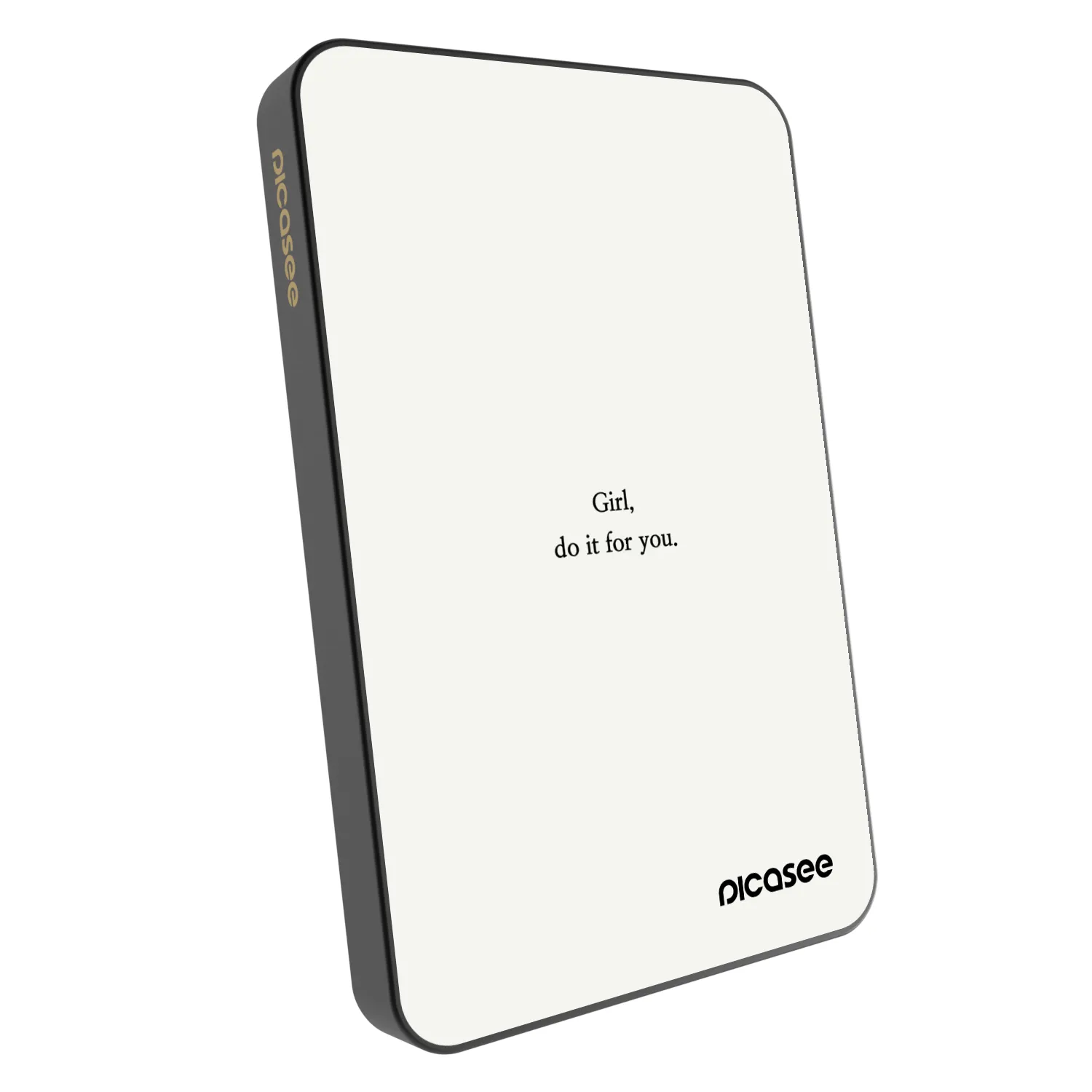 Picasee Powerbanka s MagSafe 5 000 mAh Šedá - Girl, do it for you