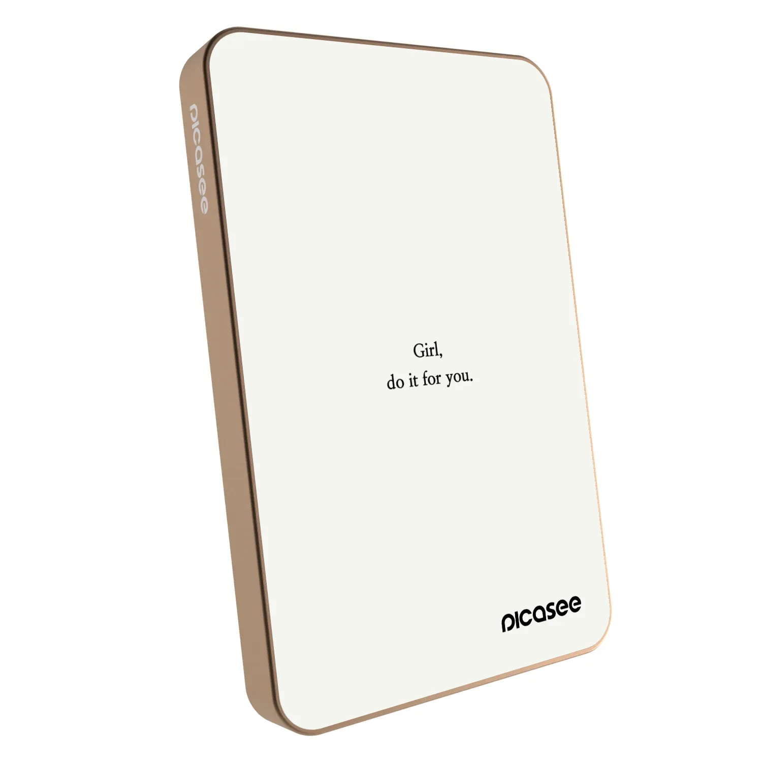 Picasee Powerbanka s MagSafe 5 000 mAh Zlatá - Girl, do it for you