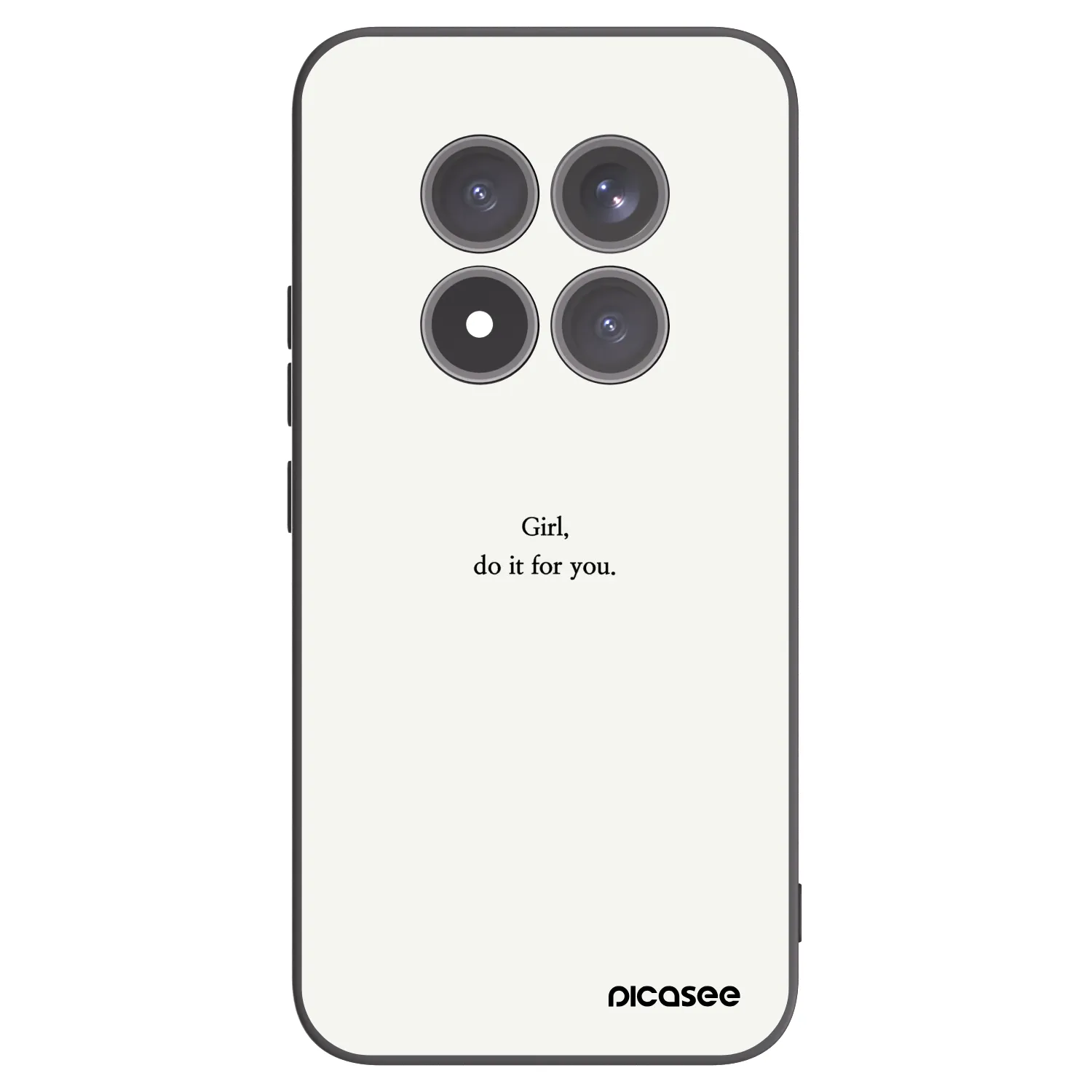 Picasee silikónový čierny obal pre Xiaomi Redmi Note 15 Pro+ - Girl, do it for you