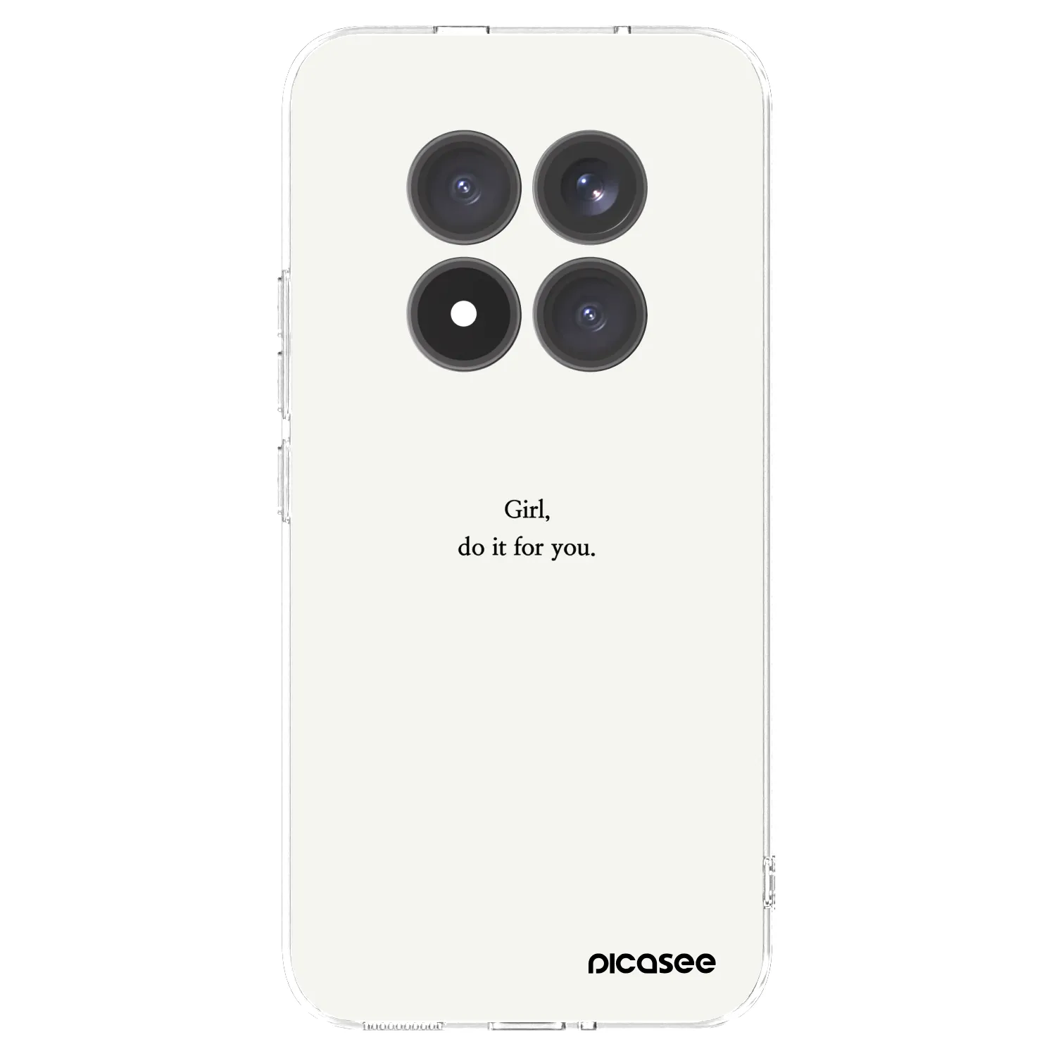 Picasee silikónový prehľadný obal pre Xiaomi Redmi Note 15 Pro+ - Girl, do it for you