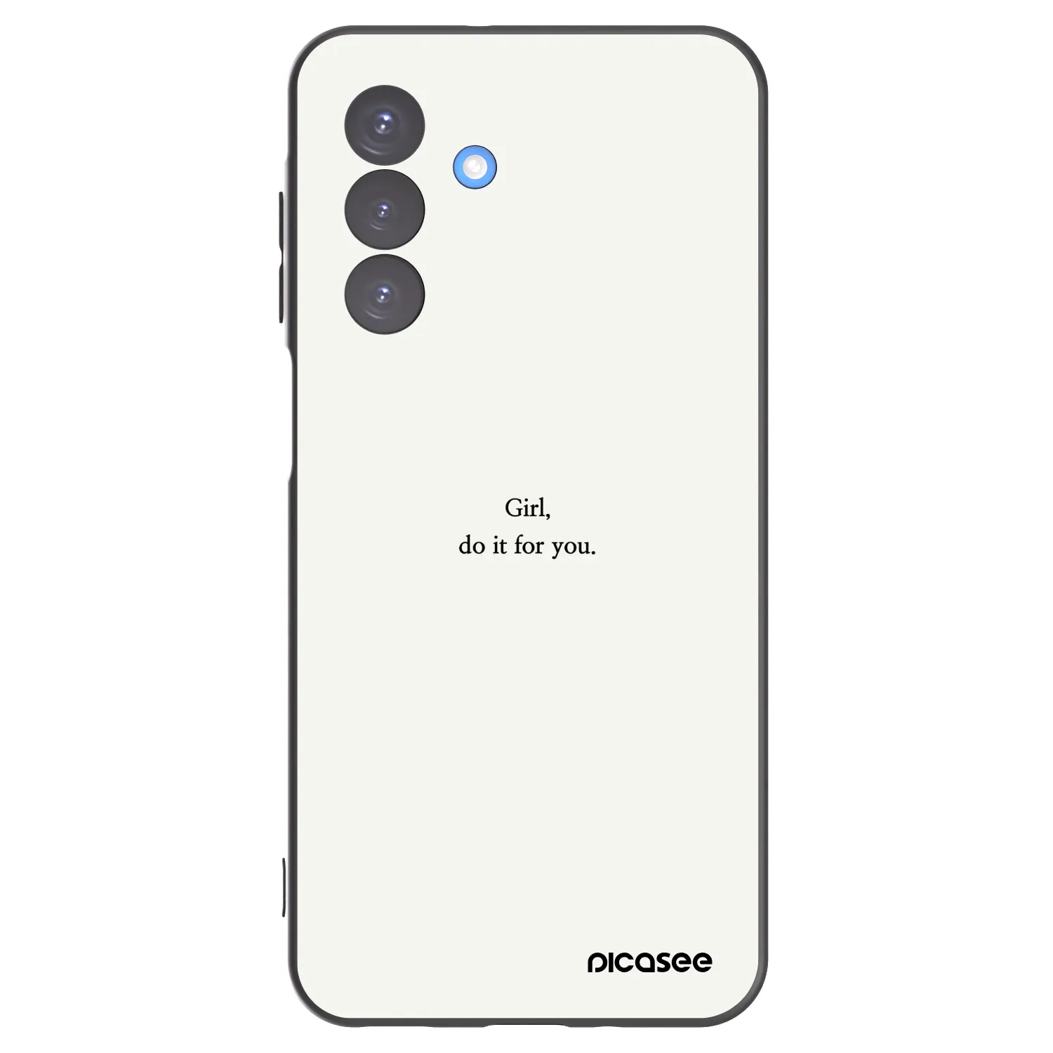 Picasee silikónový čierny obal pre Samsung Galaxy A17 5G - Girl, do it for you
