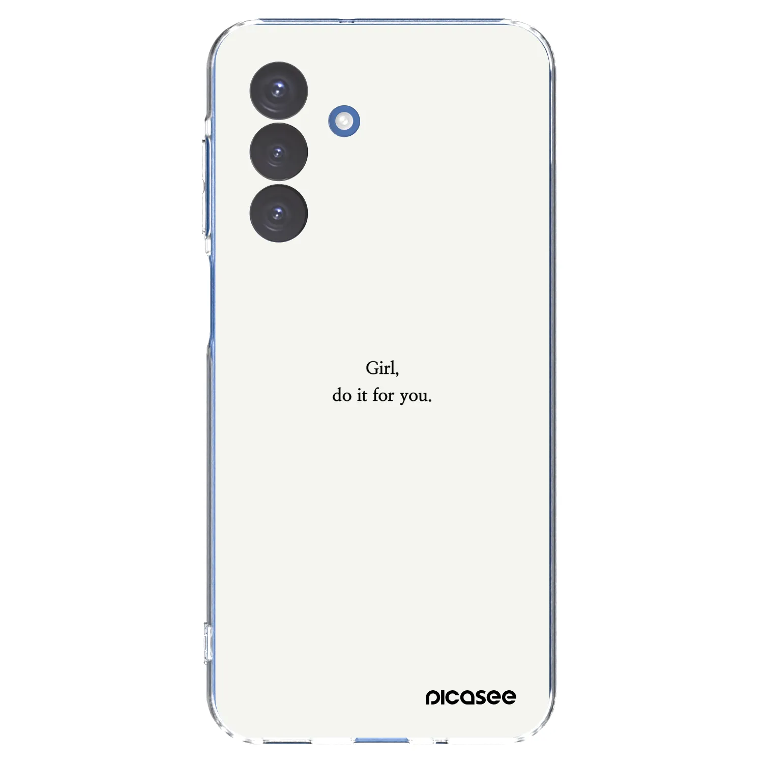 Picasee silikónový prehľadný obal pre Samsung Galaxy A17 5G - Girl, do it for you