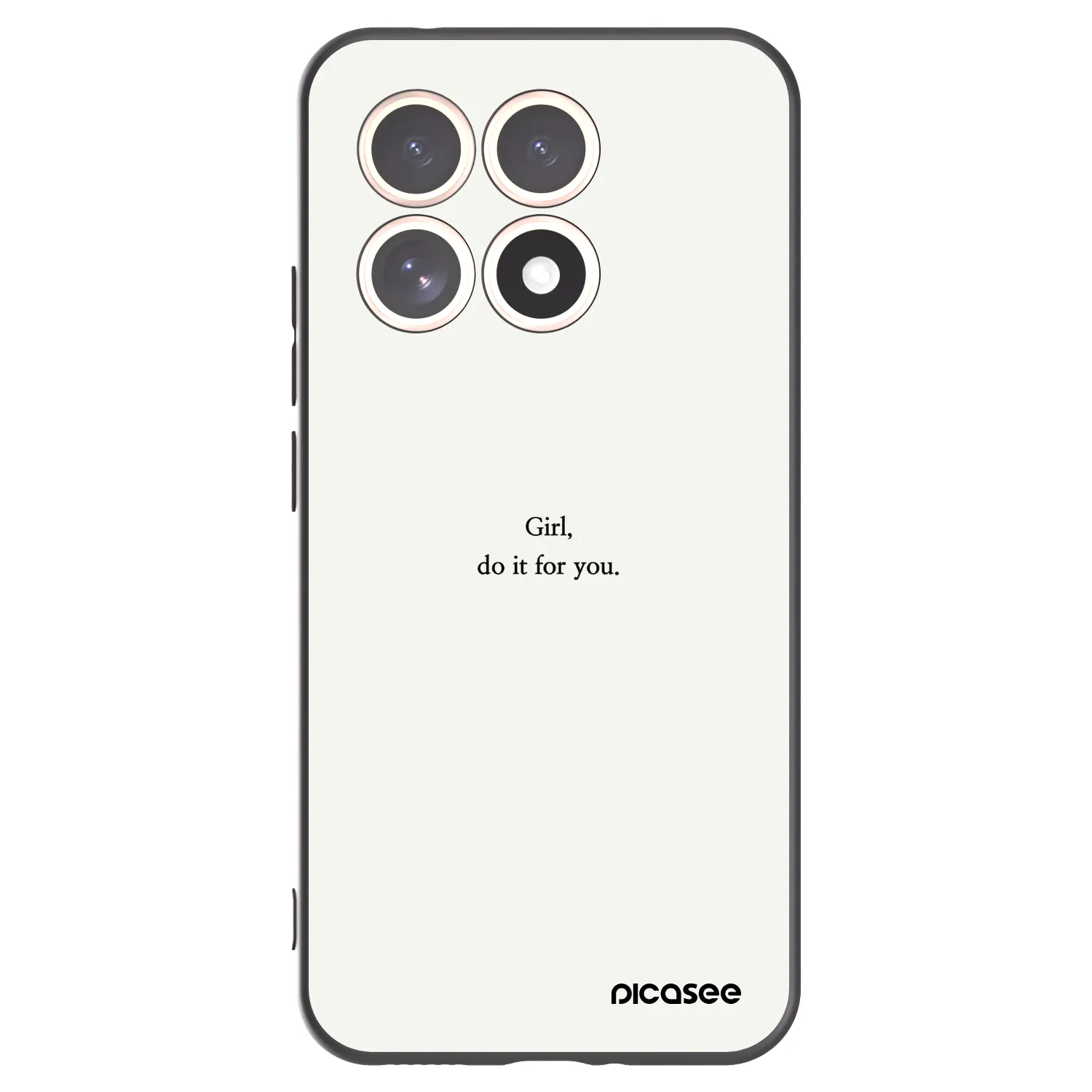 Picasee silikónový čierny obal pre Xiaomi 15T - Girl, do it for you