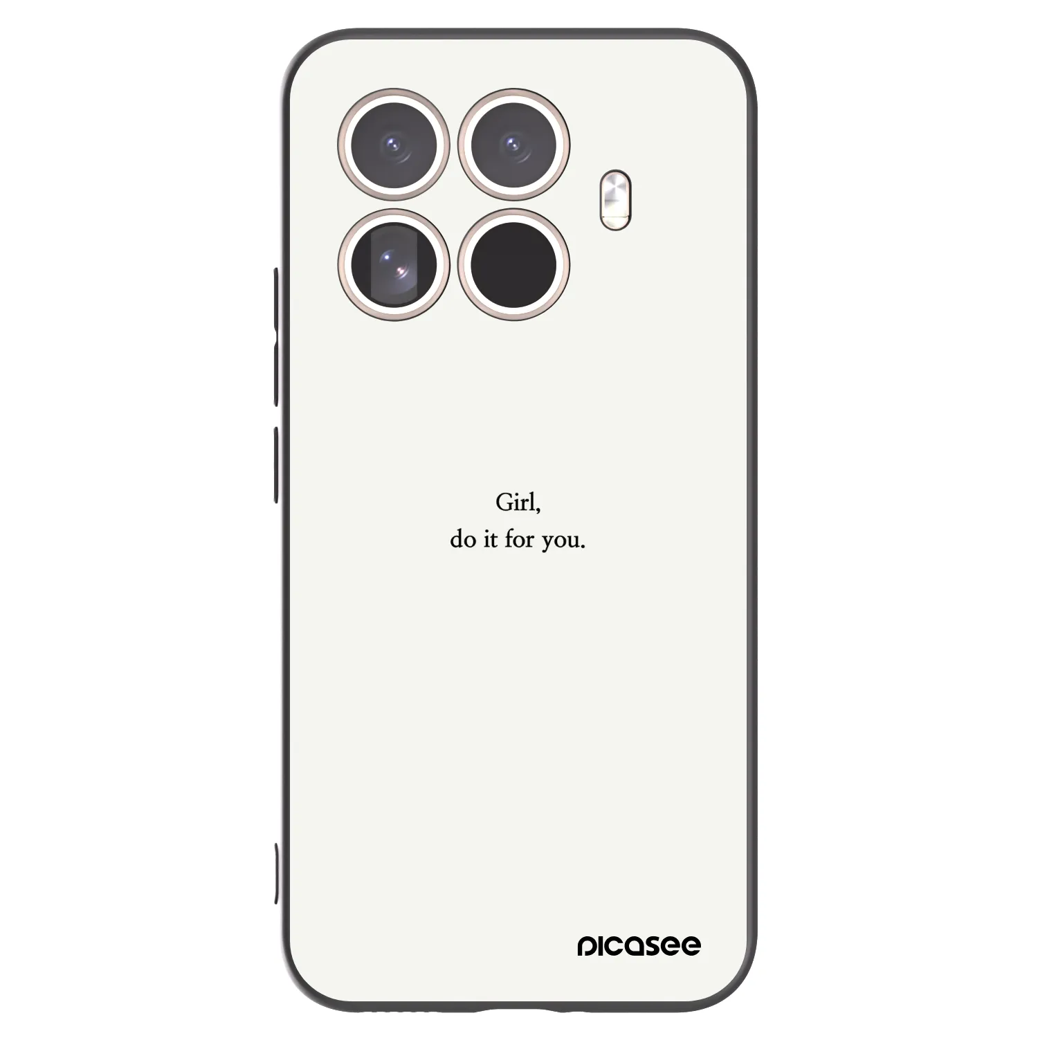 Picasee silikónový čierny obal pre Xiaomi 15T Pro - Girl, do it for you