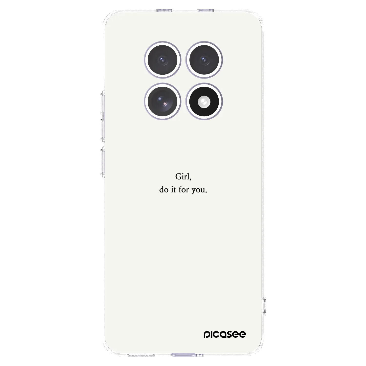 Picasee silikónový prehľadný obal pre Xiaomi Redmi Note 15 - Girl, do it for you