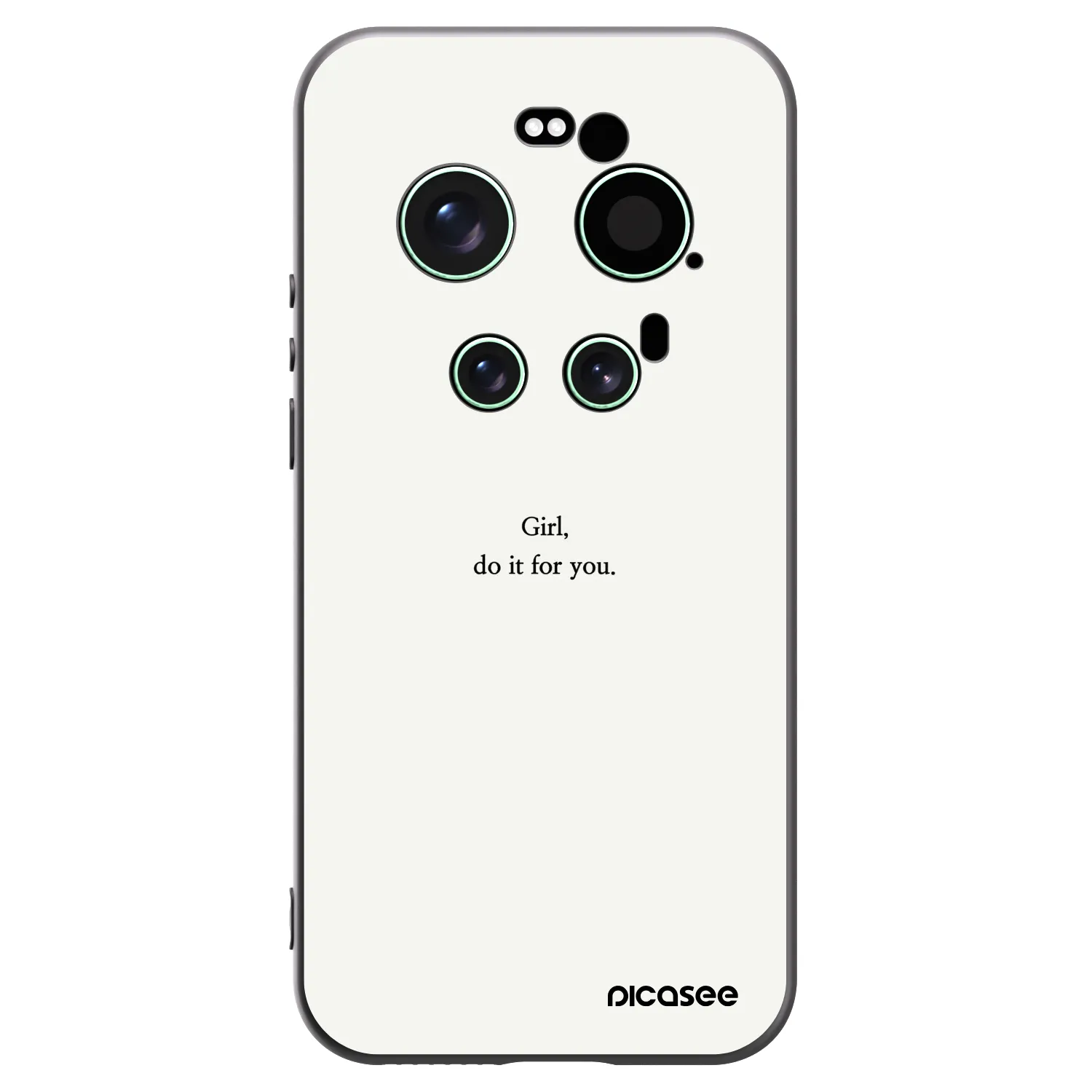 Picasee silikónový čierny obal pre Xiaomi 17 Ultra - Girl, do it for you
