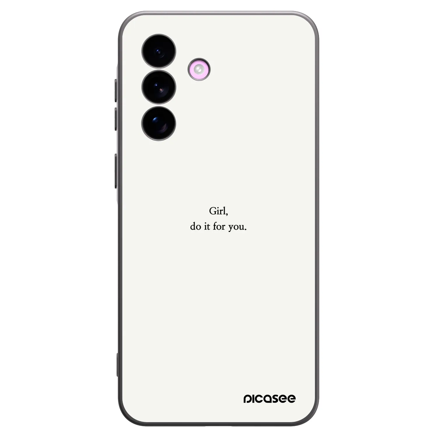 Picasee silikónový čierny obal pre Samsung Galaxy A57 5G - Girl, do it for you
