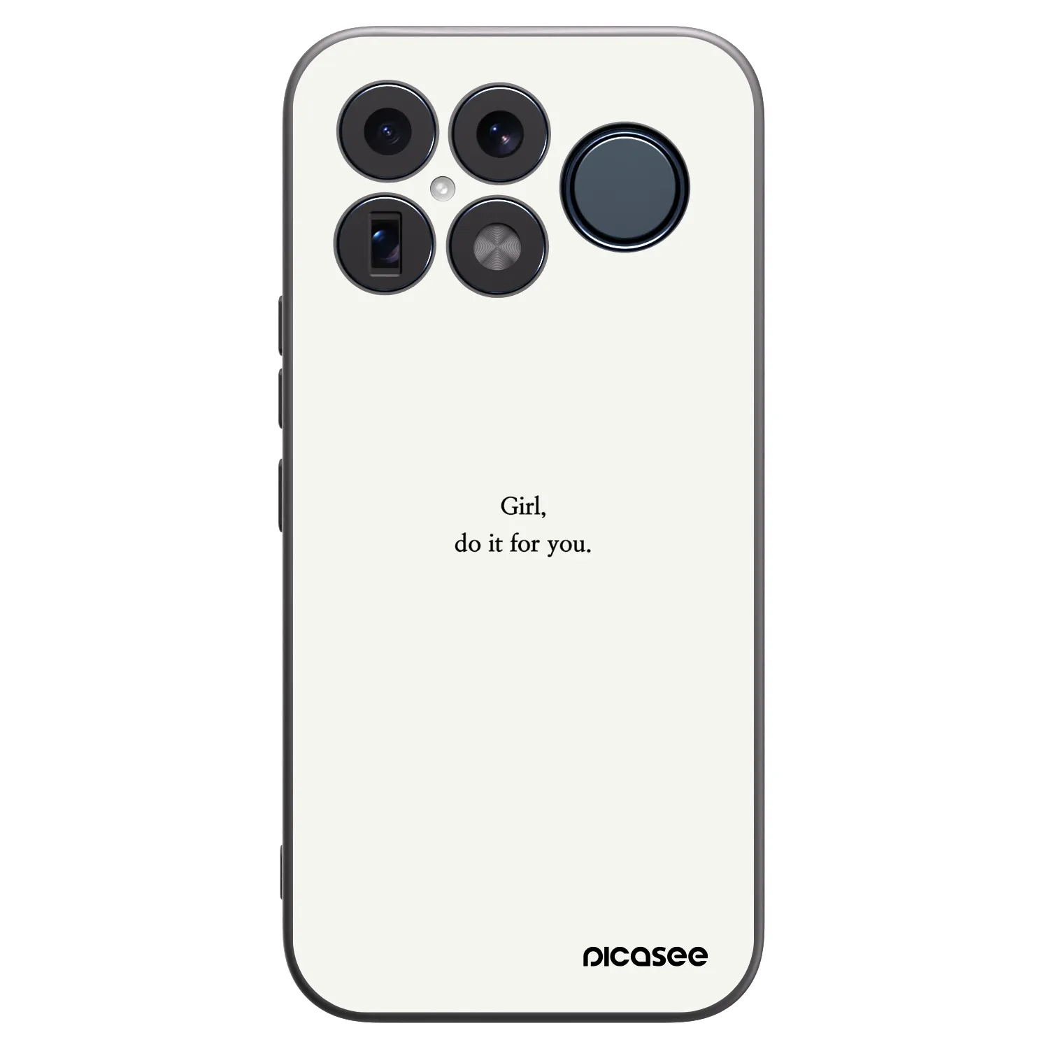 Picasee silikónový čierny obal pre Xiaomi Poco F8 Ultra - Girl, do it for you