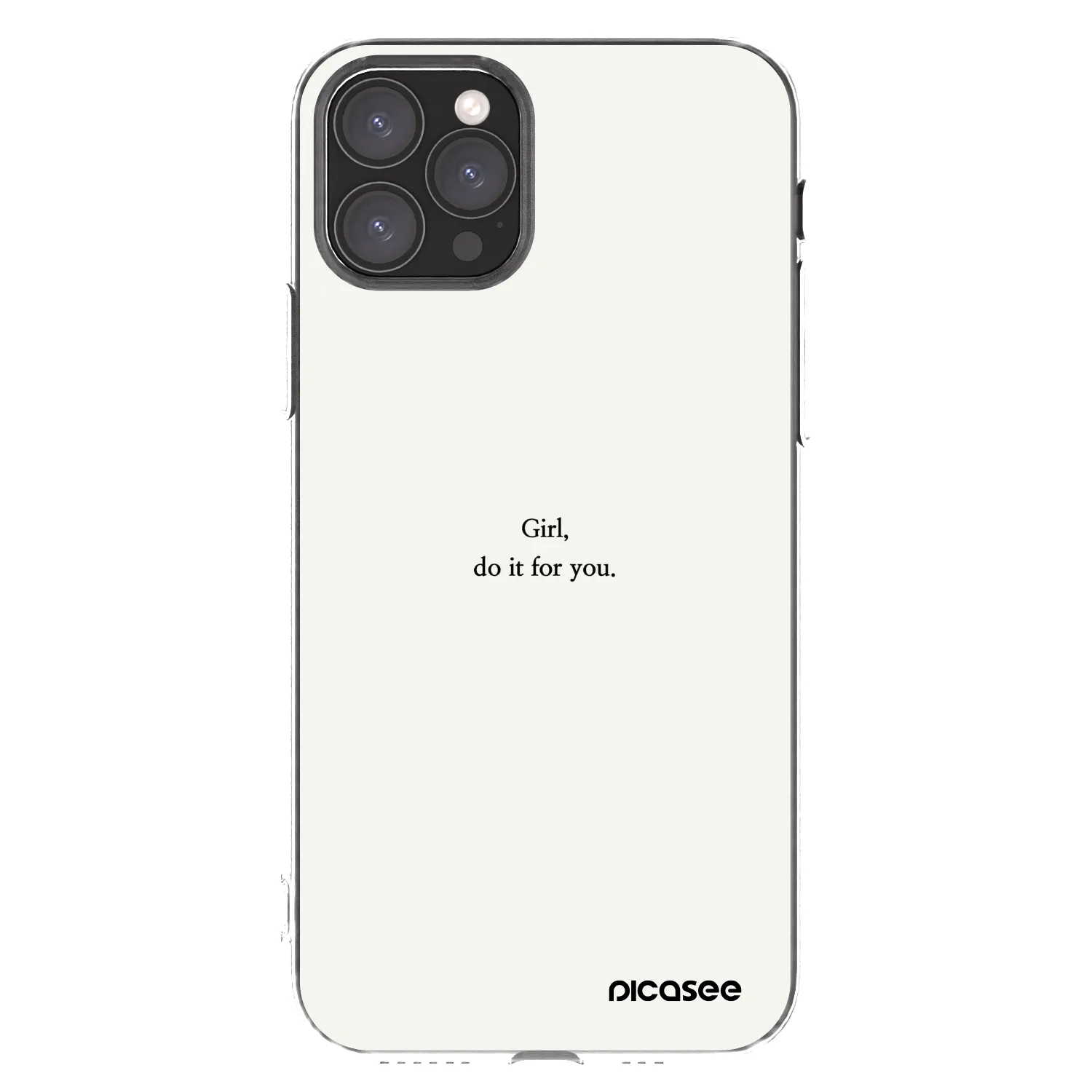 Picasee silikónový prehľadný obal pre Apple iPhone 11 Pro - Girl, do it for you
