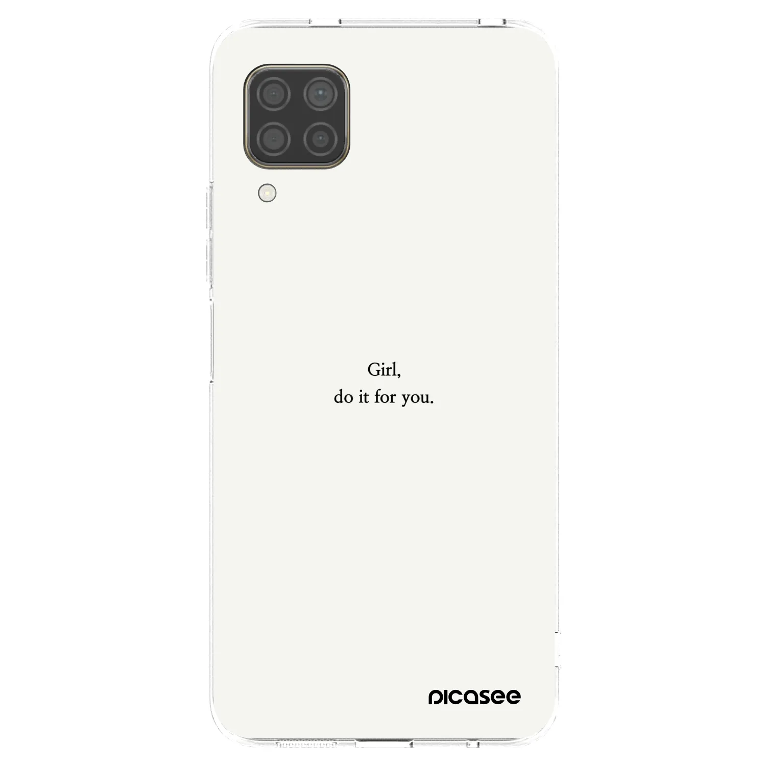 Picasee silikónový prehľadný obal pre Huawei P40 Lite - Girl, do it for you