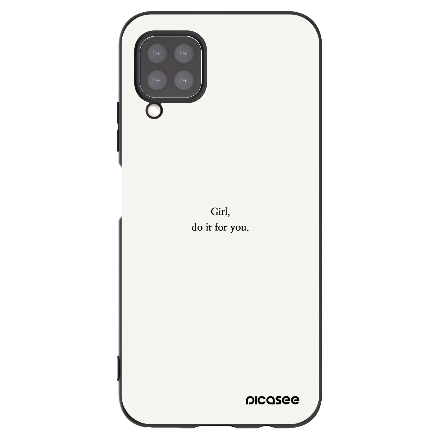 Picasee silikónový čierny obal pre Huawei P40 Lite - Girl, do it for you