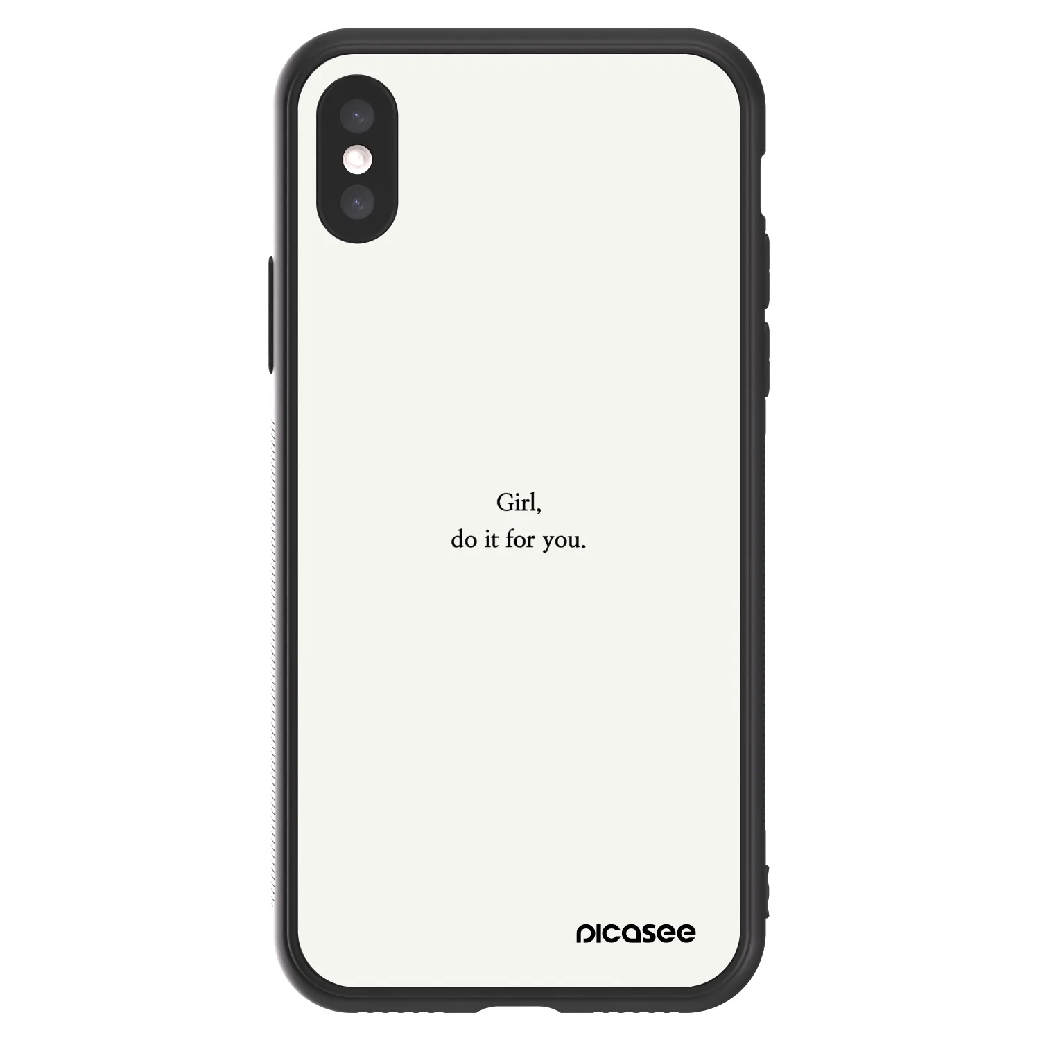 Picasee ULTIMATE CASE pro Apple iPhone X/XS - Girl, do it for you