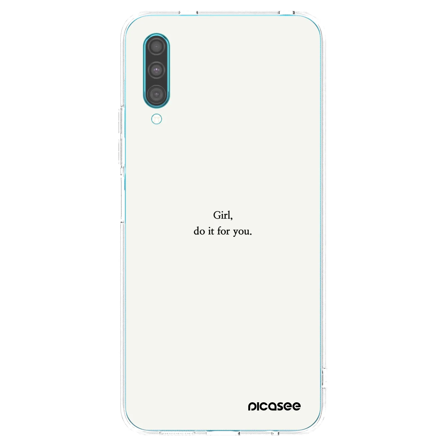 Picasee silikónový prehľadný obal pre Samsung Galaxy A30s A307F - Girl, do it for you