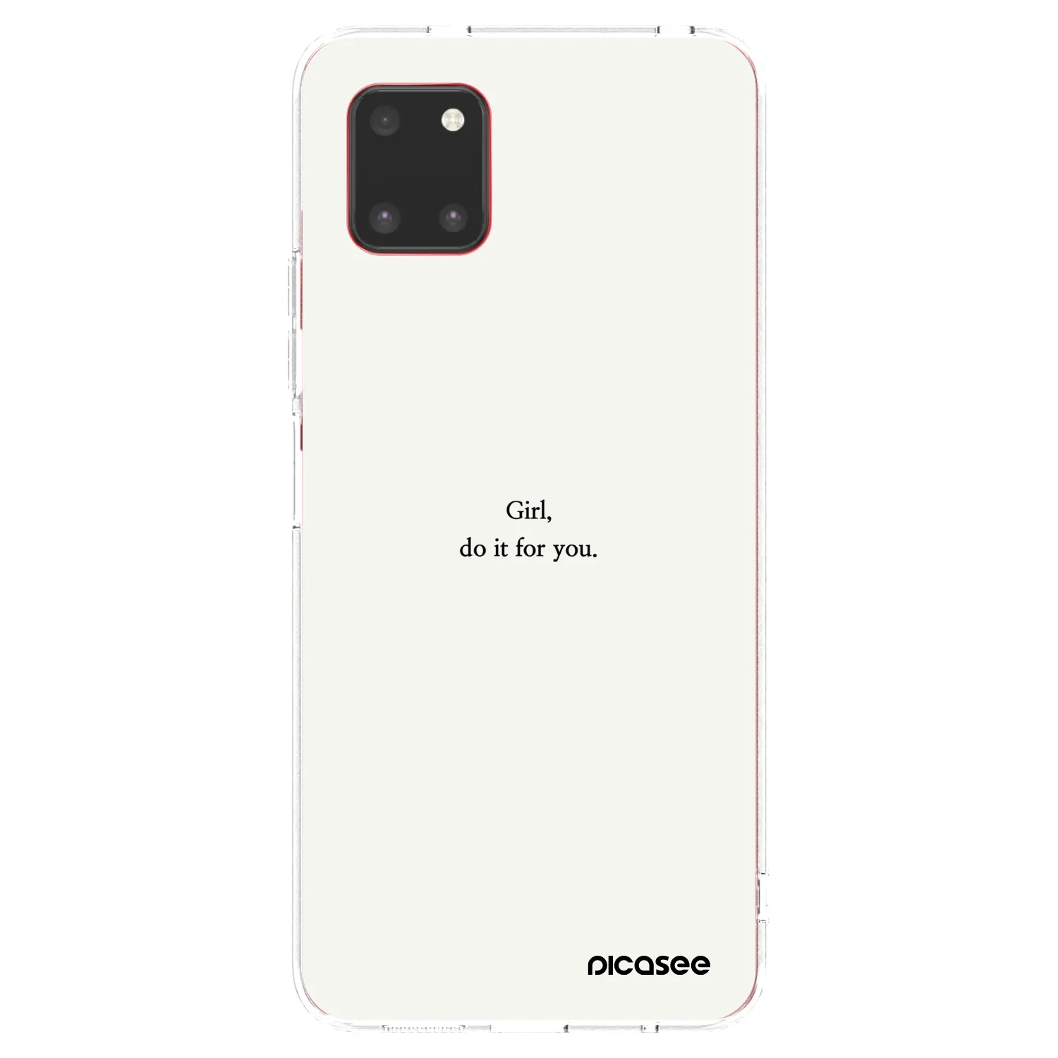 Picasee silikónový prehľadný obal pre Samsung Galaxy Note 10 Lite N770F - Girl, do it for you