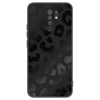 Picasee silikónový čierny obal pre Xiaomi Redmi 9 - Midnight Leopard