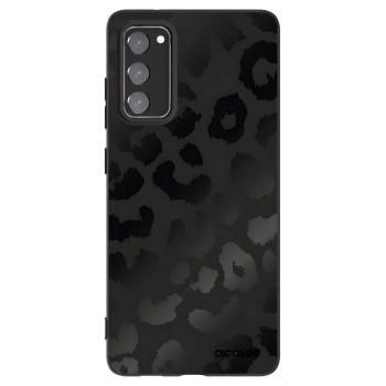 Picasee silikónový čierny obal pre Samsung Galaxy S20 FE - Midnight Leopard