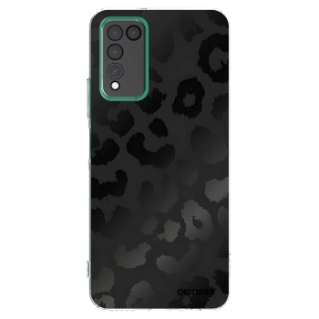 Picasee silikónový prehľadný obal pre Honor 10X Lite - Midnight Leopard