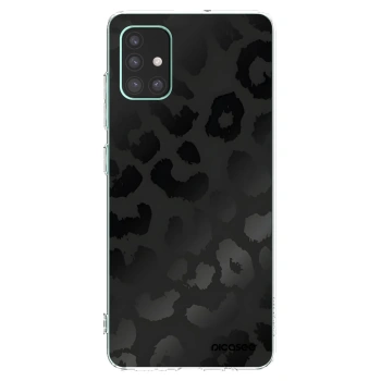 Picasee silikónový prehľadný obal pre Samsung Galaxy M51 M515F - Midnight Leopard