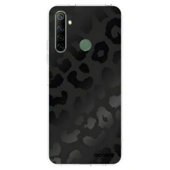 Picasee silikónový prehľadný obal pre Realme 6i - Midnight Leopard