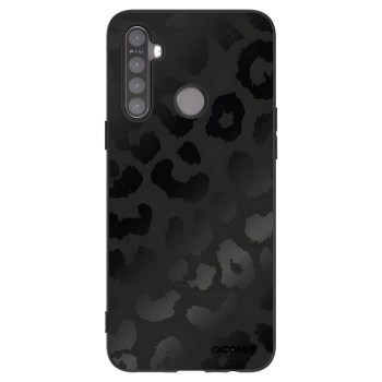 Picasee silikónový čierny obal pre Realme 5 - Midnight Leopard